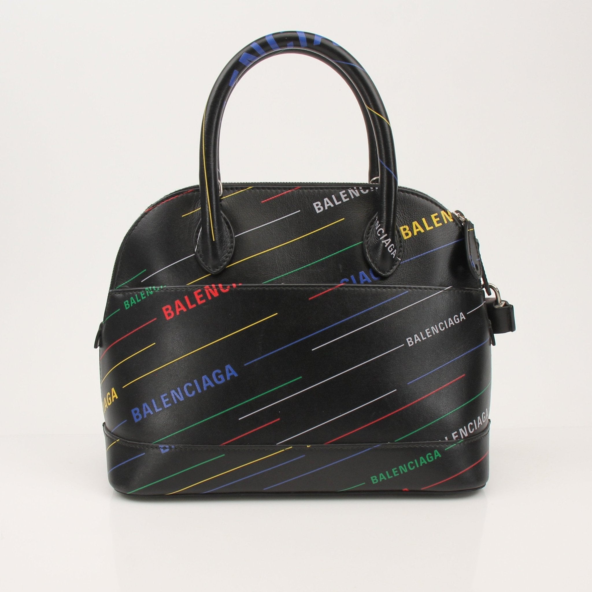Gold & Beyond Balenciaga Ville Tote Bag handbag with sleek design and spacious interior, displayed on a neutral background.