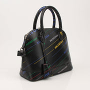 Gold & Beyond Balenciaga Ville tote handbag with structured design and top handles, stylish and spacious for everyday use.