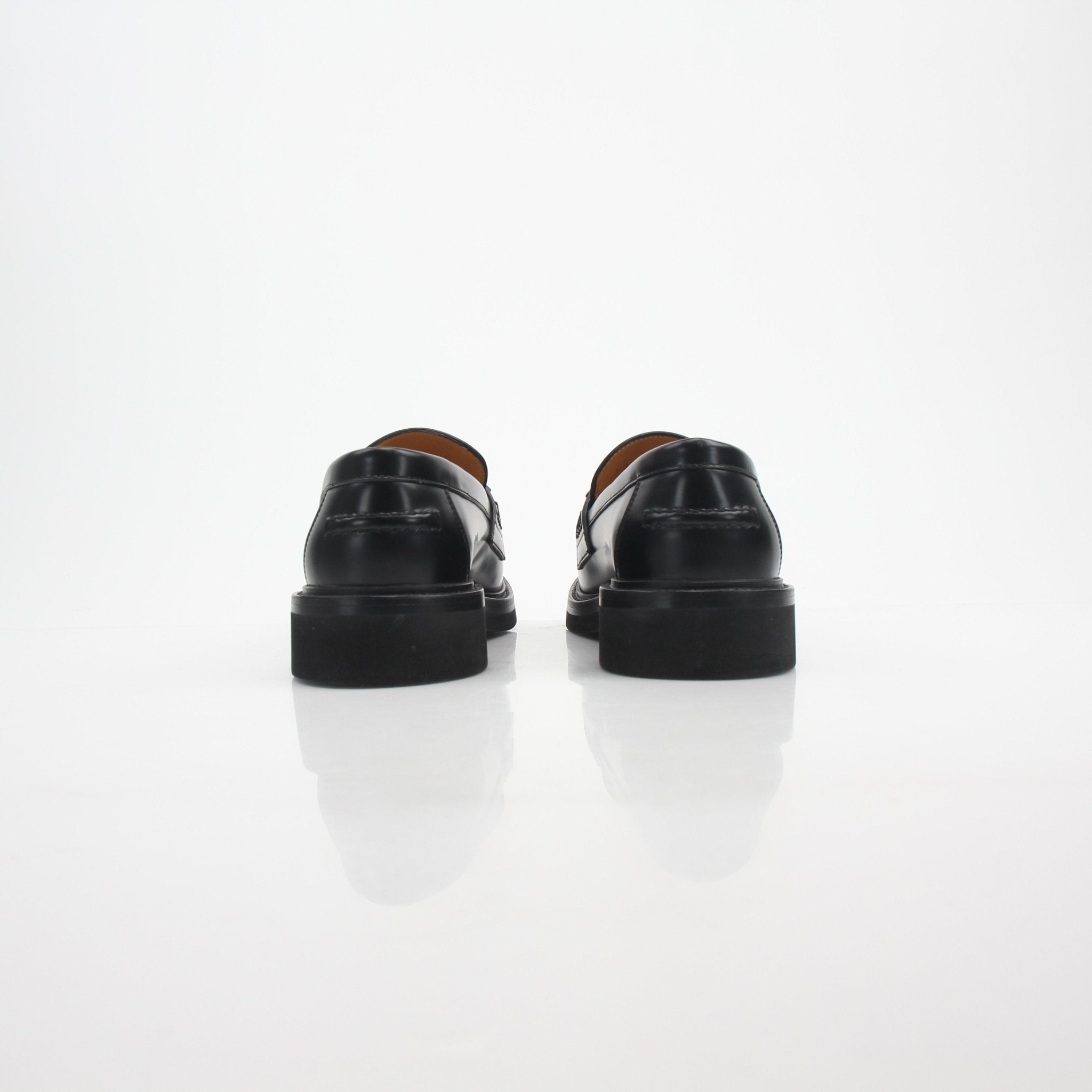 Christian Dior women's Dior Boy brushed calfskin loafers, stylish shoes with sleek design and high-quality leather.