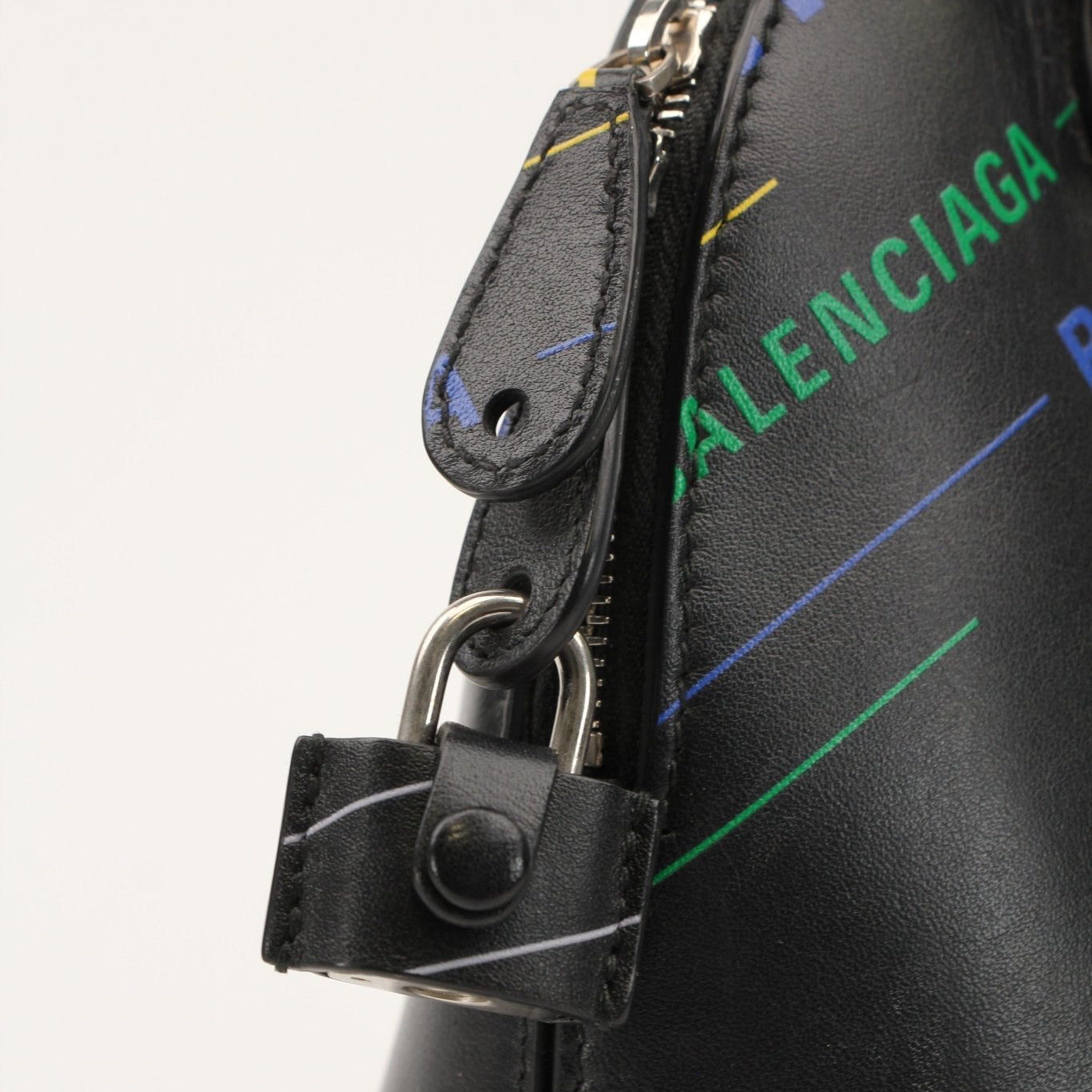 Gold & Beyond Balenciaga Ville Tote Bag, stylish black handbag with top handles and spacious interior, elegant and versatile accessory.