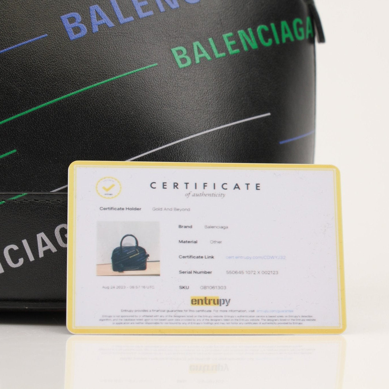 Gold & Beyond Balenciaga Ville Tote Bag, stylish handbag with sleek design and spacious interior, shown in the image.