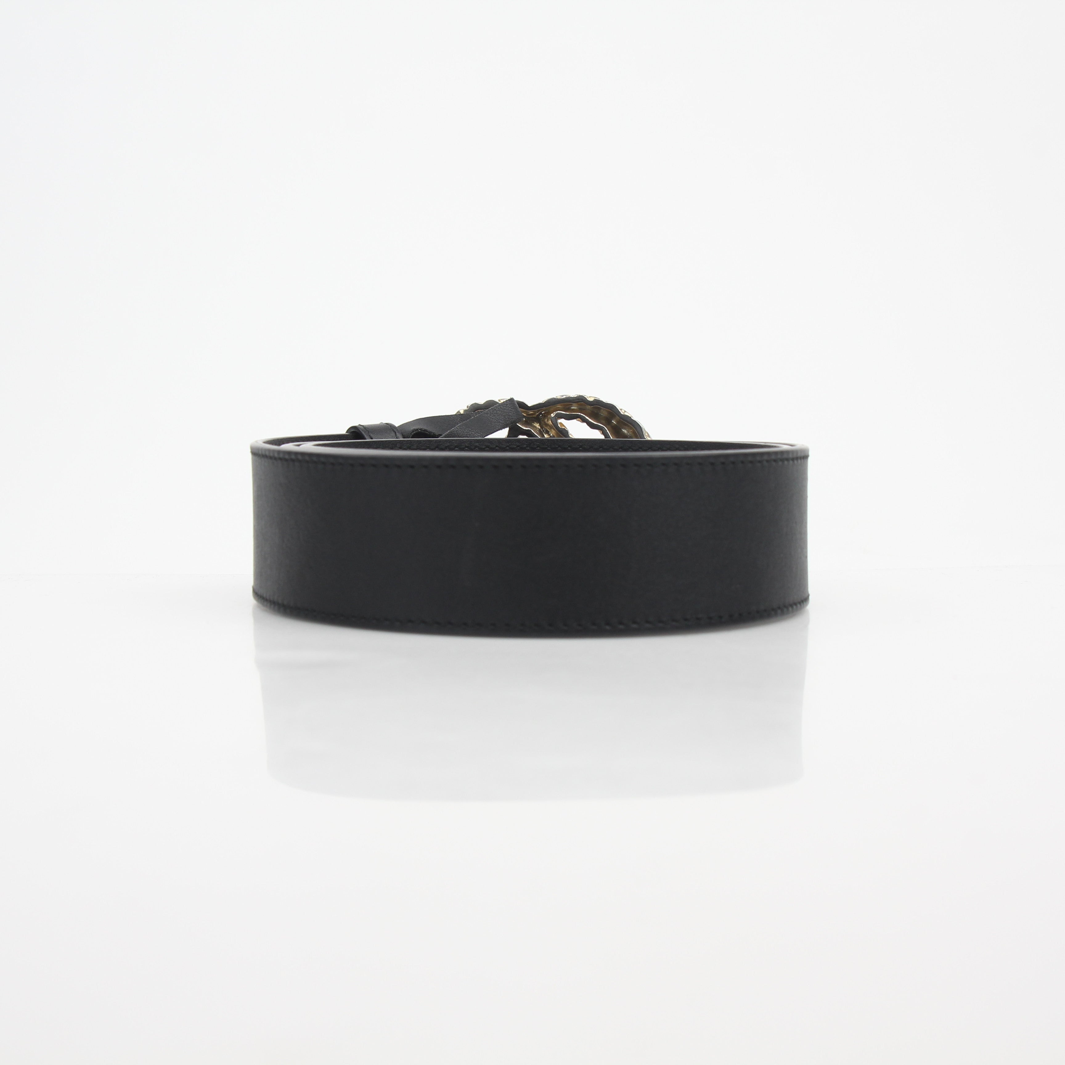 Gucci GG Marmont Scales Leather Belt Size 95/38