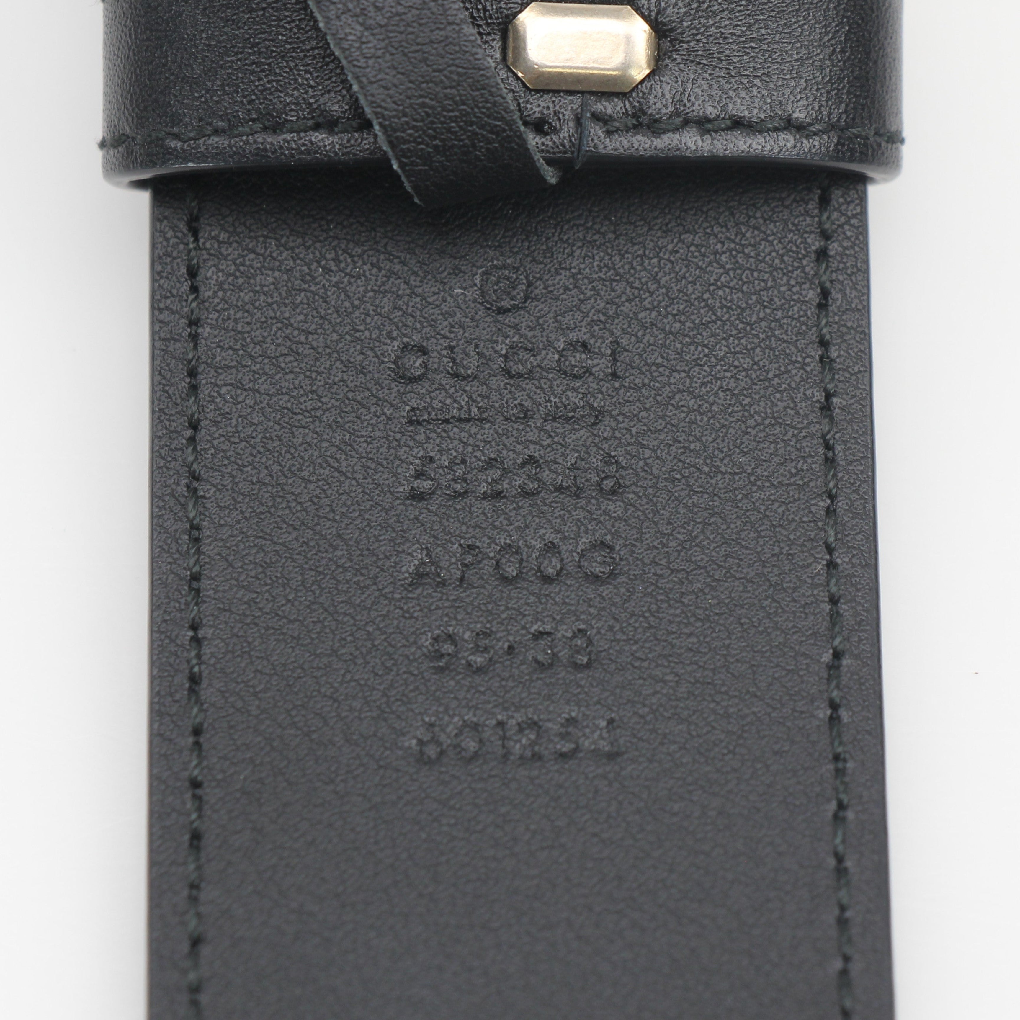 Gucci GG Marmont Scales Leather Belt Size 95/38