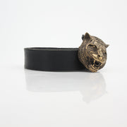 Gucci Feline Head Leather Belt 100/40