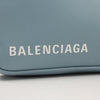 Gold & Beyond Balenciaga Triangle Pouch handbag with sleek design and signature geometric logo on a neutral background.