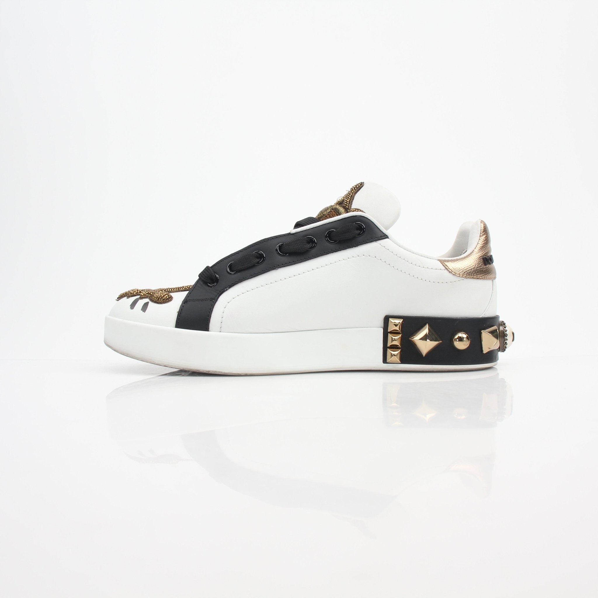 Dolce & Gabbana Women’s Embellished Baroque Portofino Sneakers