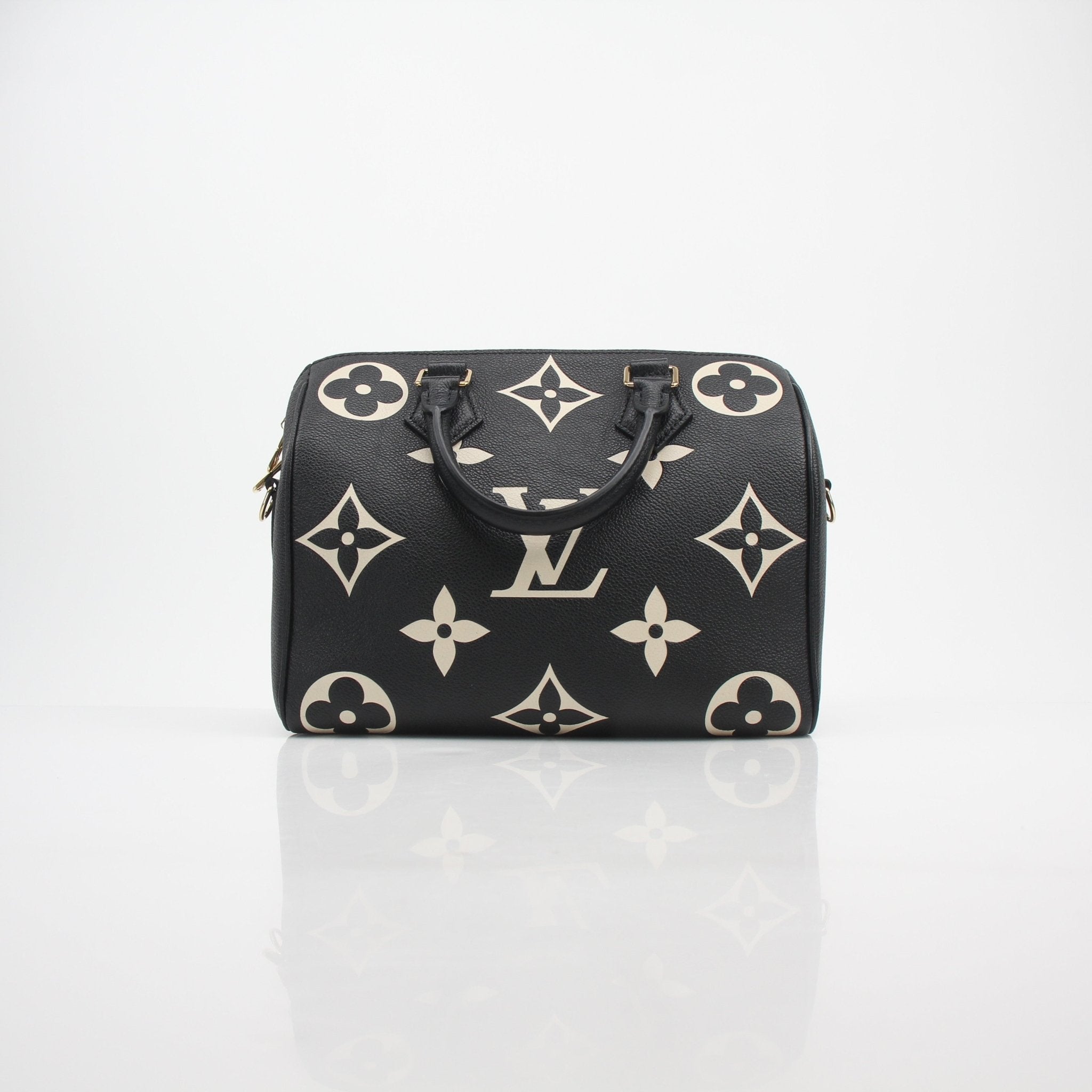 Louis Vuitton Black Speedy Bandoulière 25