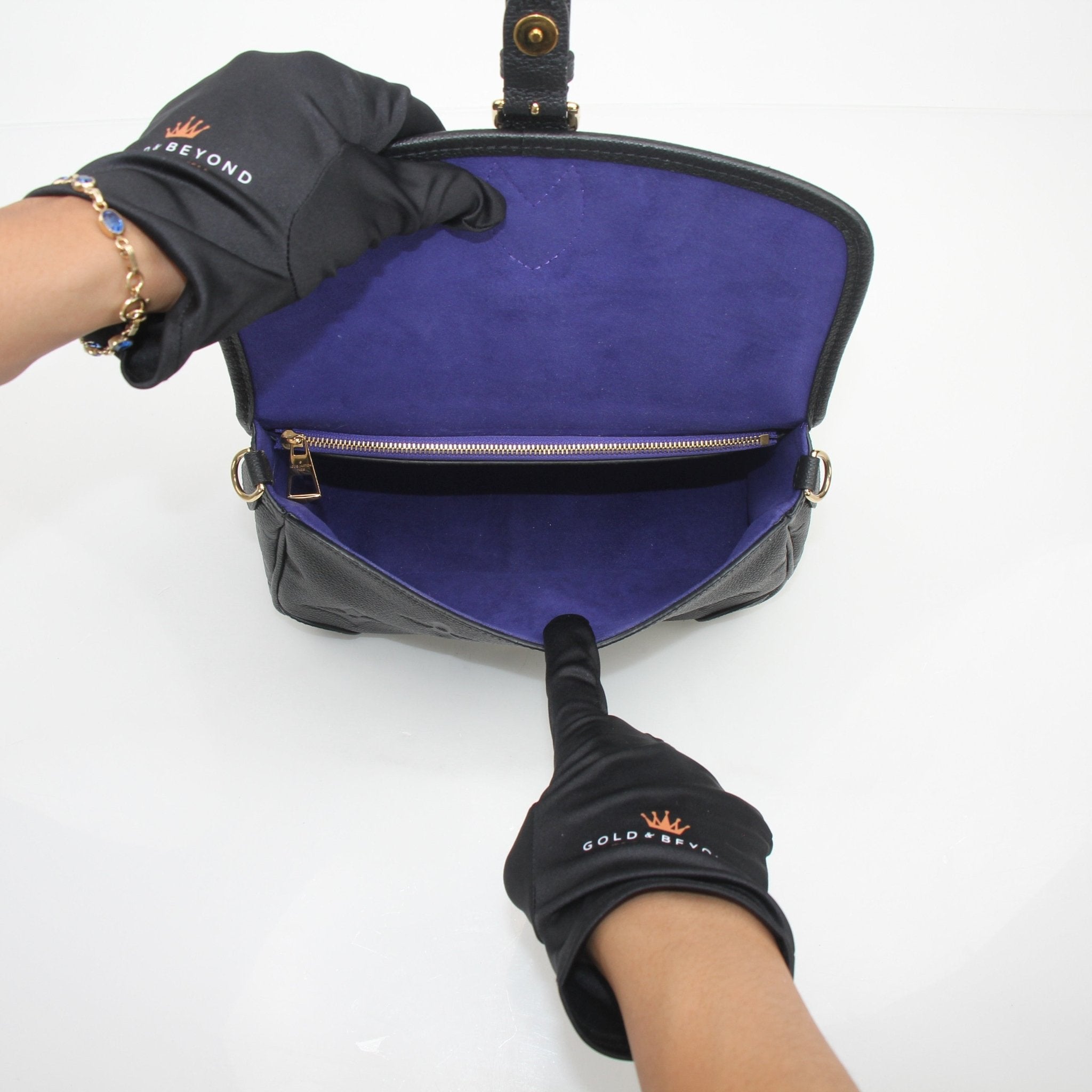 Louis Vuitton Black Diane Shoulder Bag