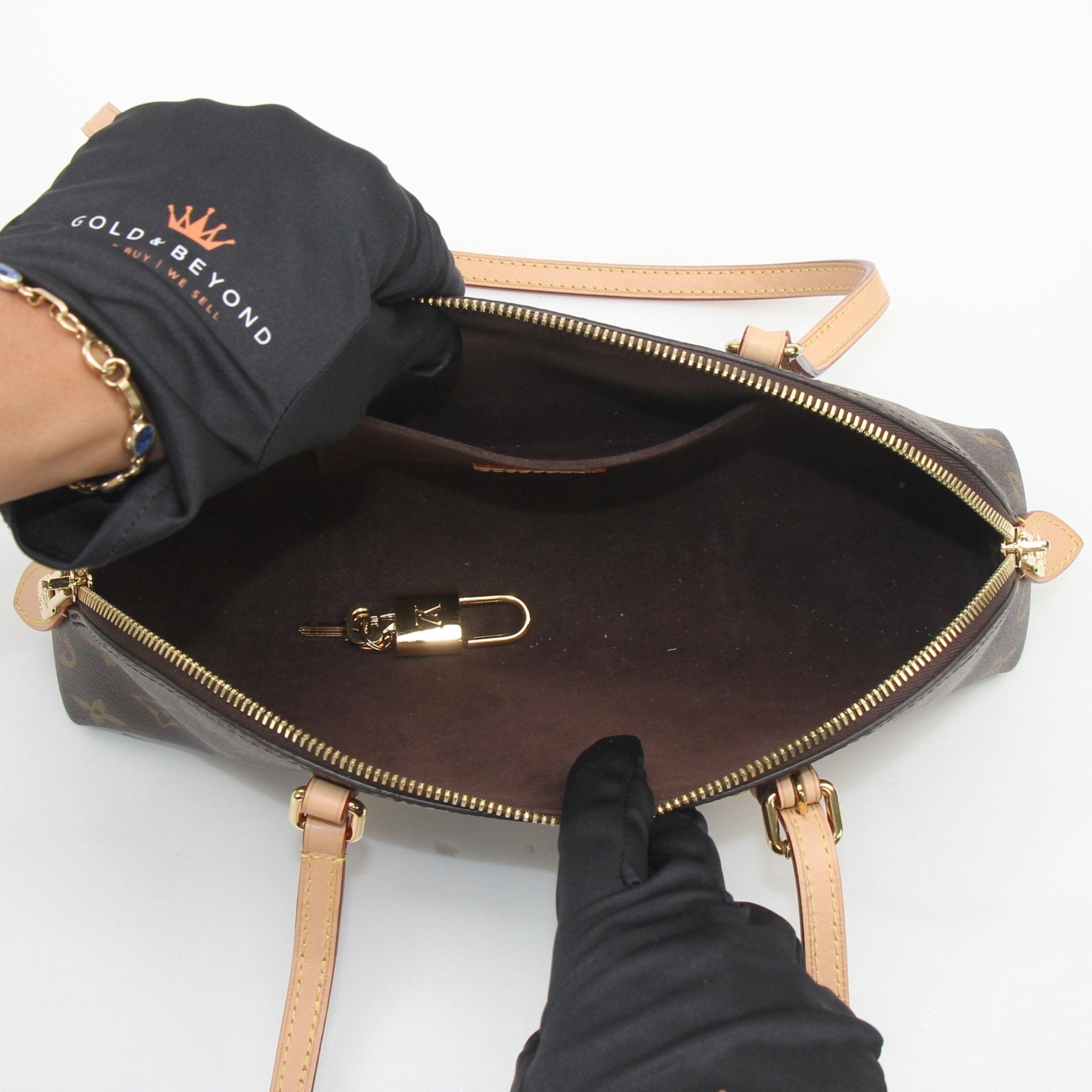 Louis Vuitton Brown Monogram Squire East West Shoulder Bag
