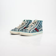 Gucci Blue GG Tennis 1977 High-Top Sneakers