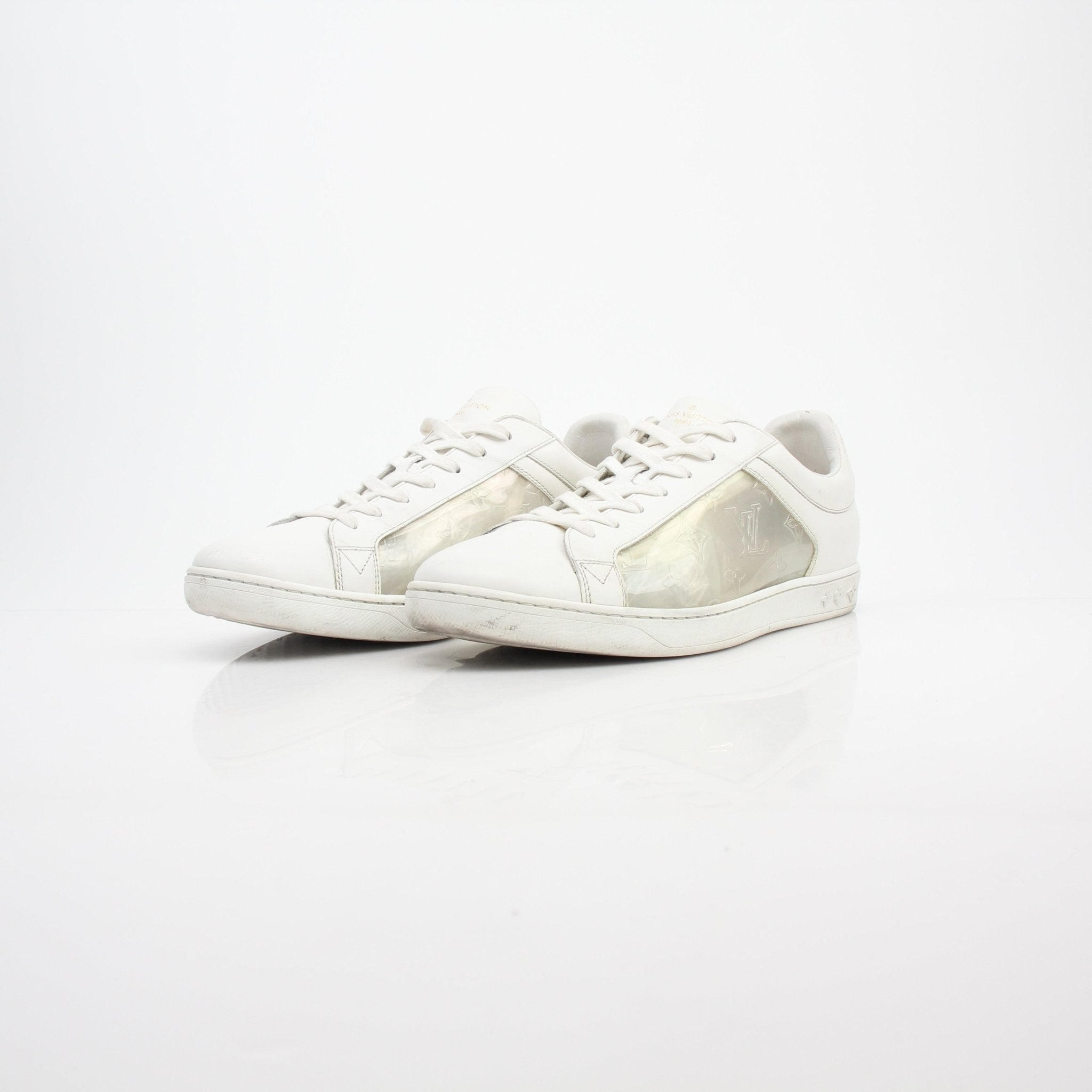 Louis Vuitton White Luxembourg Sneakers