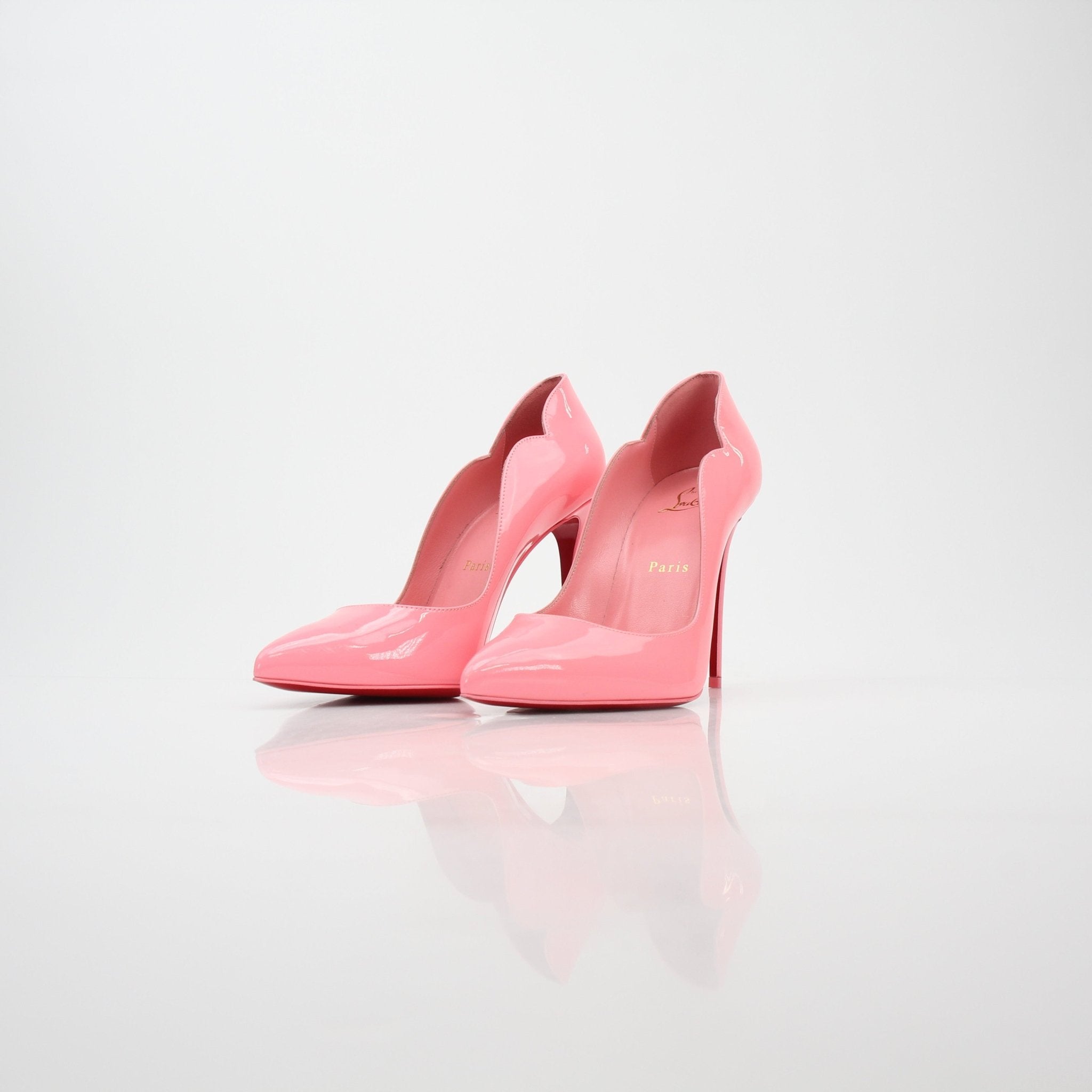 Christian Louboutin Pink Hot Chick Patent Leather Pumps