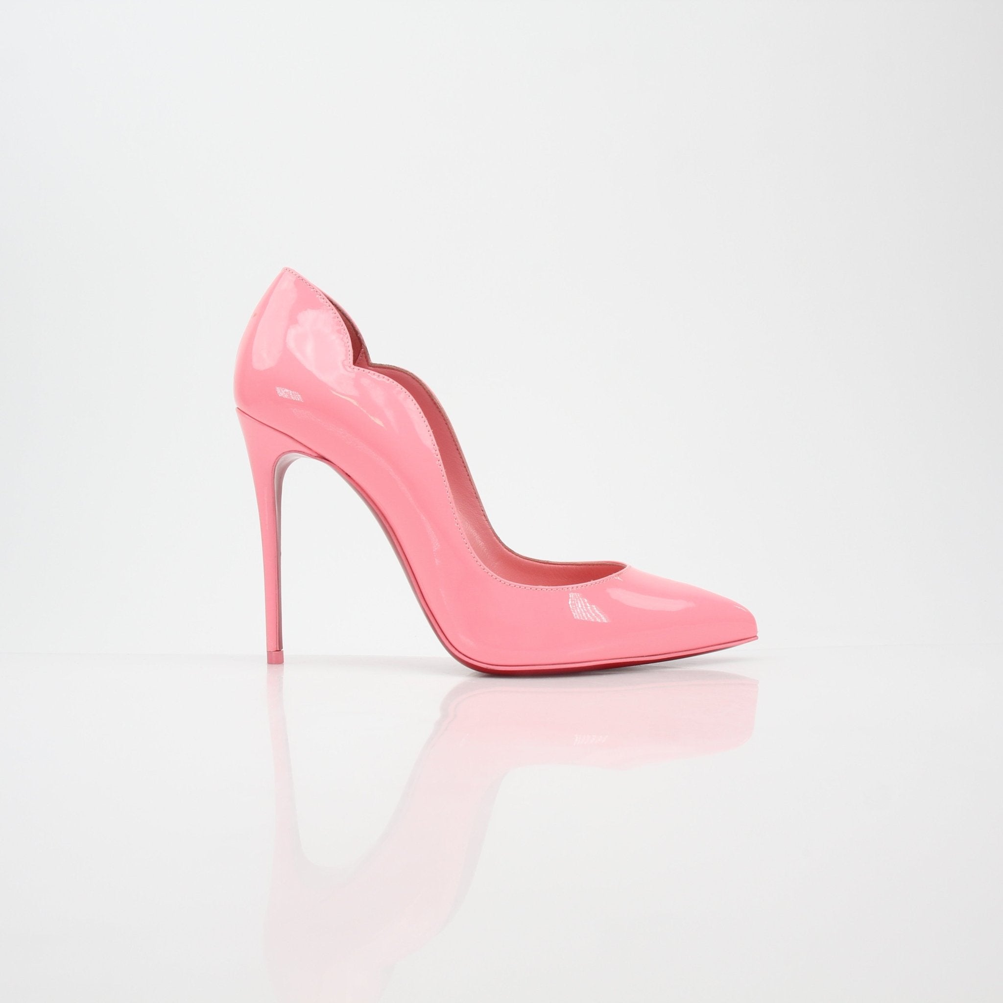Christian Louboutin Pink Hot Chick Patent Leather Pumps