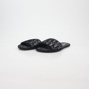 Christian Dior Navy Oblique Chez Moi Slide Sandals