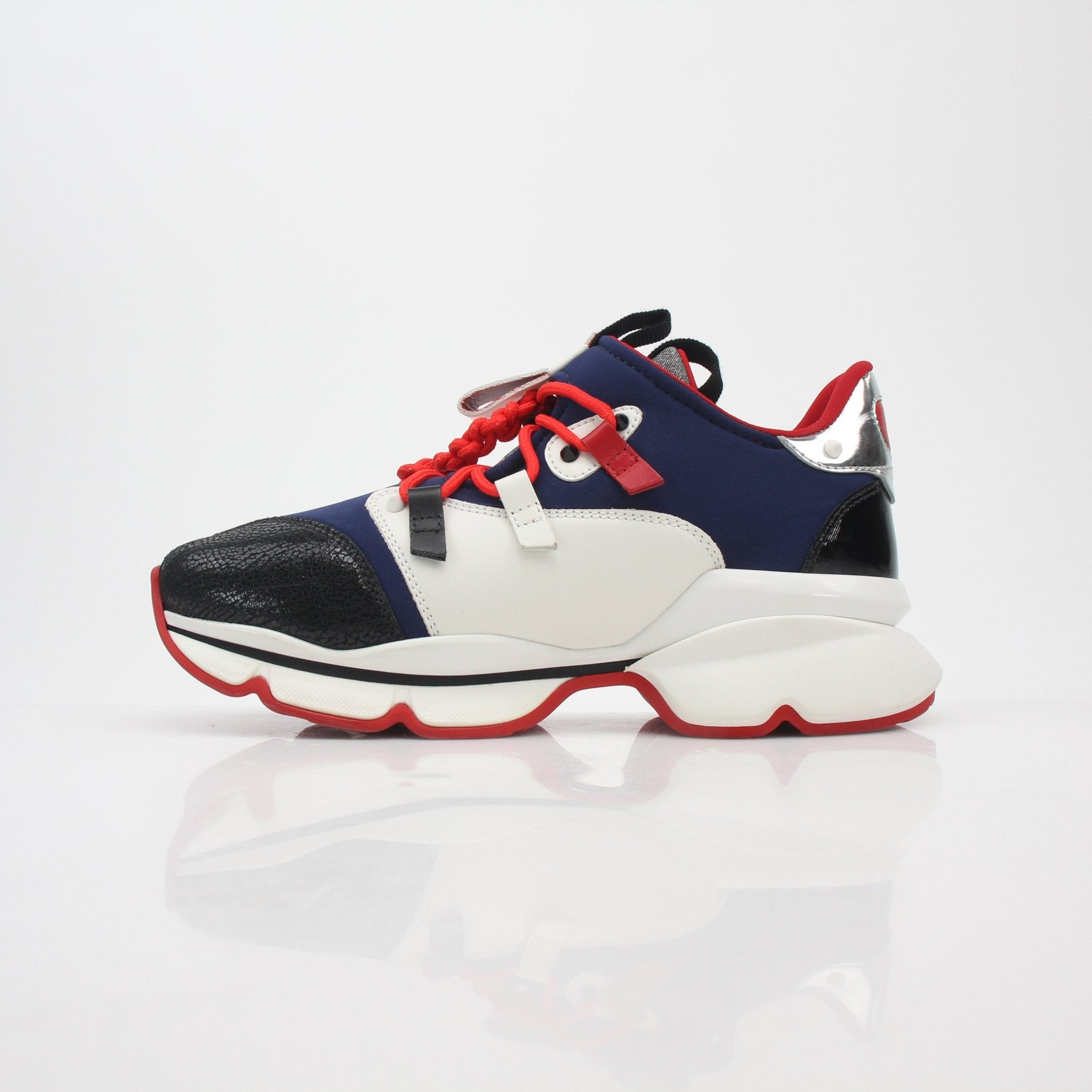 Christian Louboutin Multicolor Red Runner Sneakers