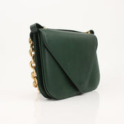 Gold & Beyond Bottega Veneta Mountain Envelope Bag, stylish handbag with a sleek envelope design and textured leather finish.