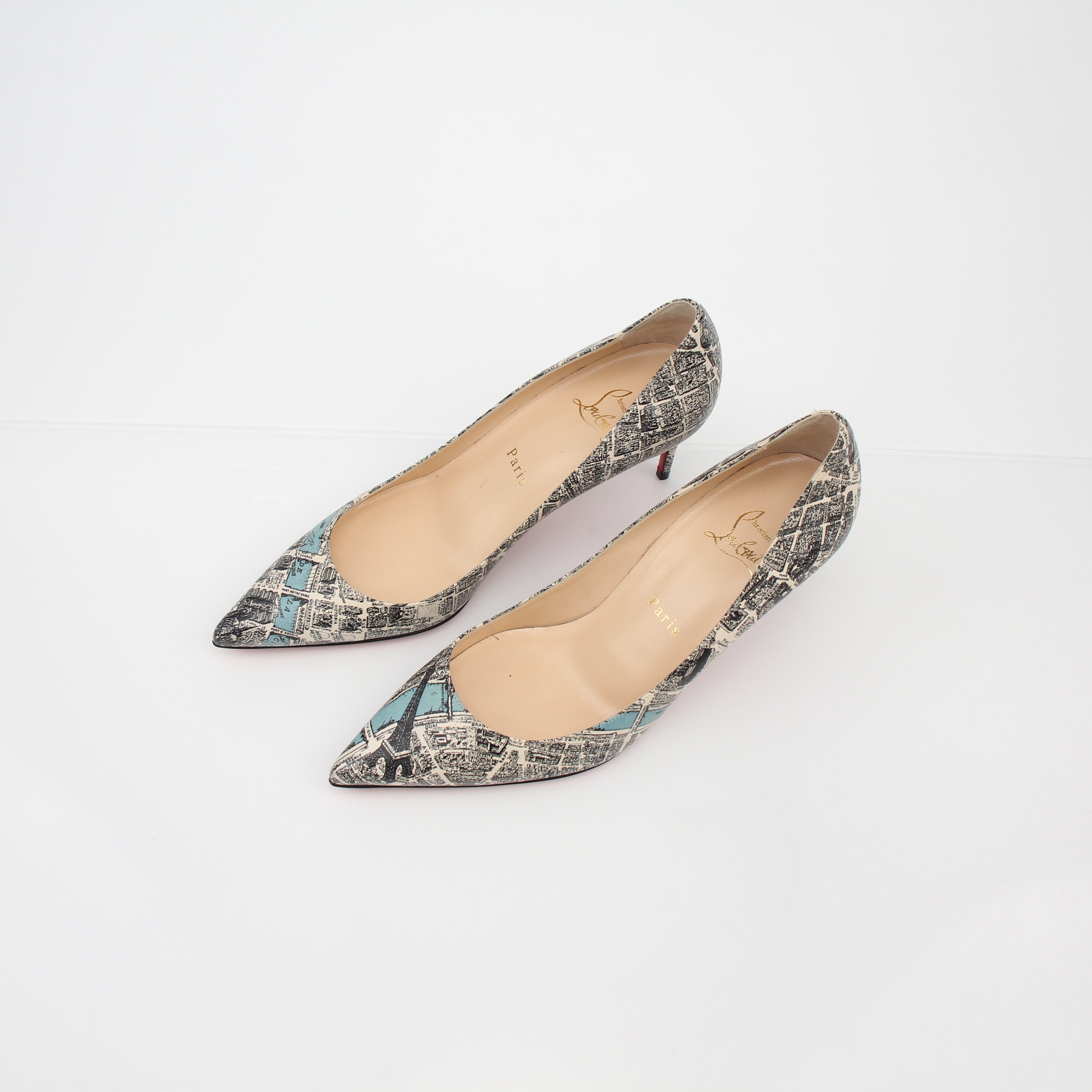 Christian Louboutin Decollete 554 Plan de Paris Pumps