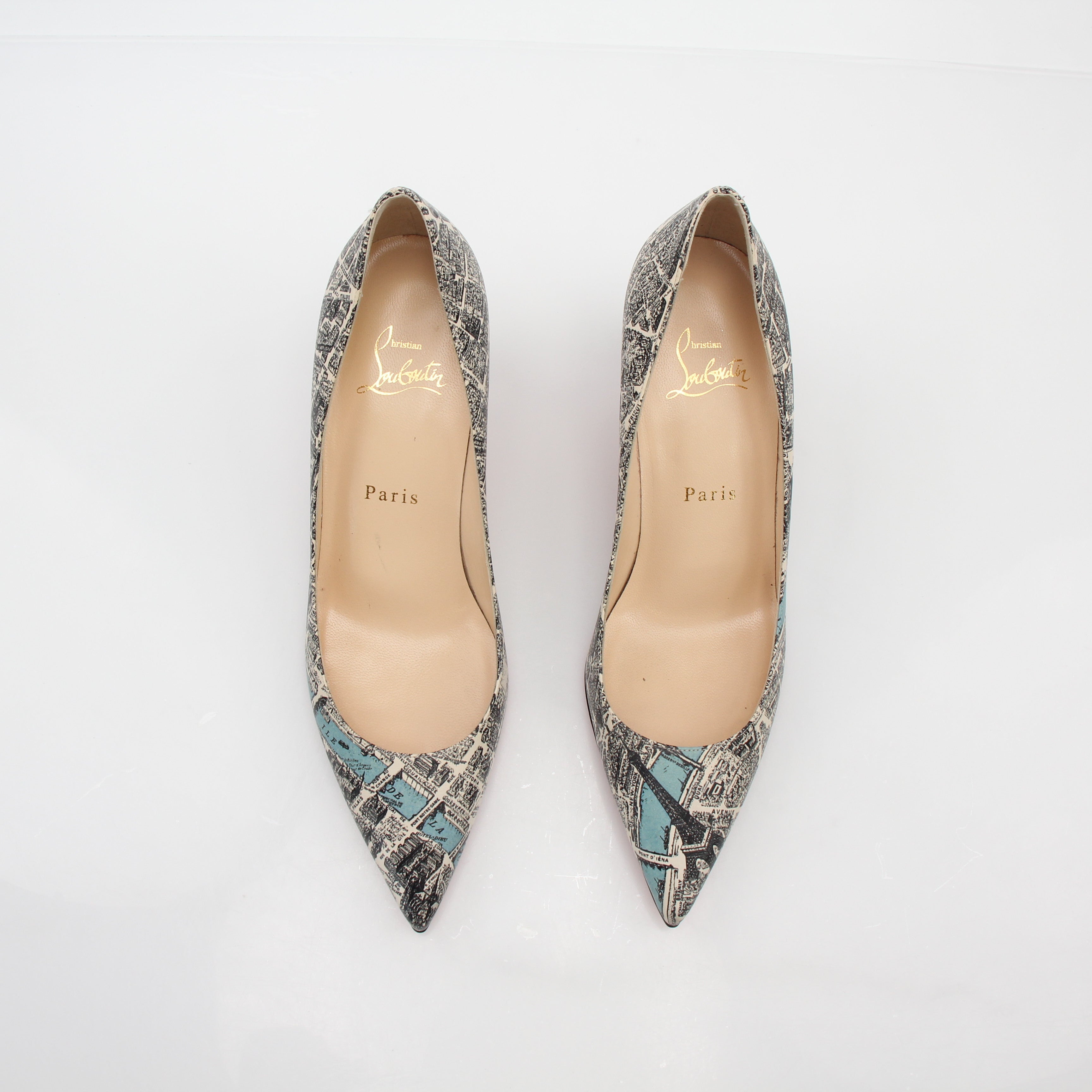 Christian Louboutin Decollete 554 Plan de Paris Pumps