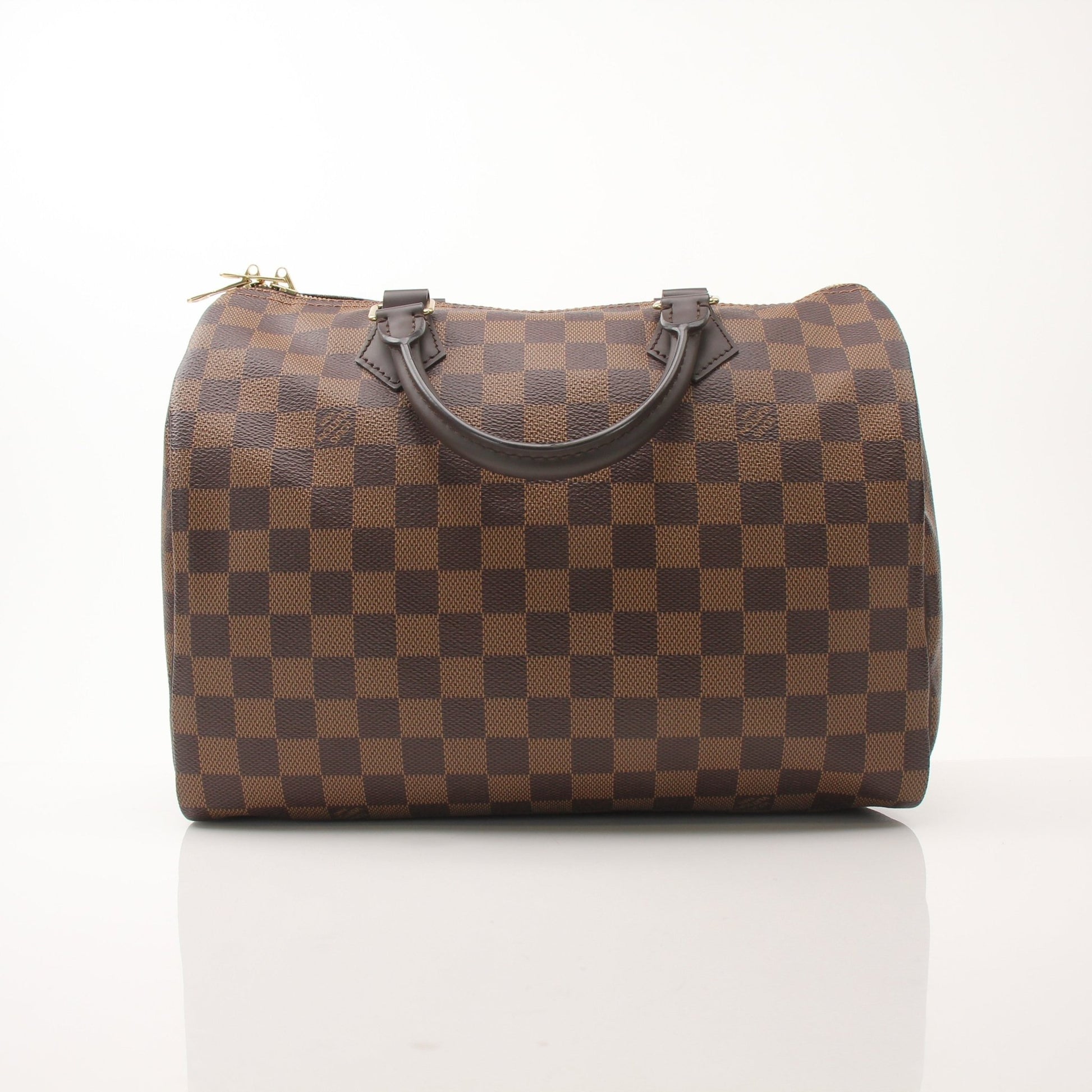 Gold & Beyond Louis Vuitton Speedy Bandouliere 30 handbag with signature monogram canvas and leather trim, top handles and adjustable strap.