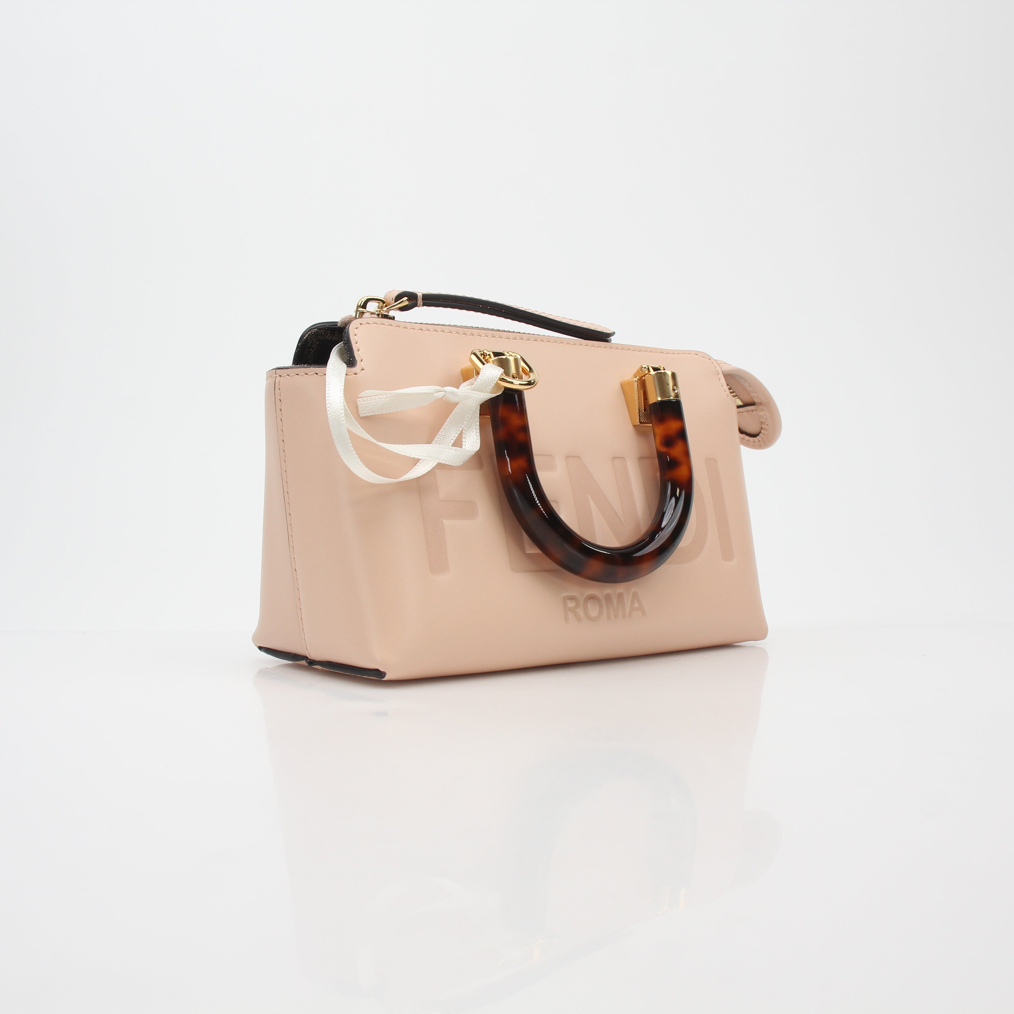 Fendi Light Rose By The Way Mini Boston Bag