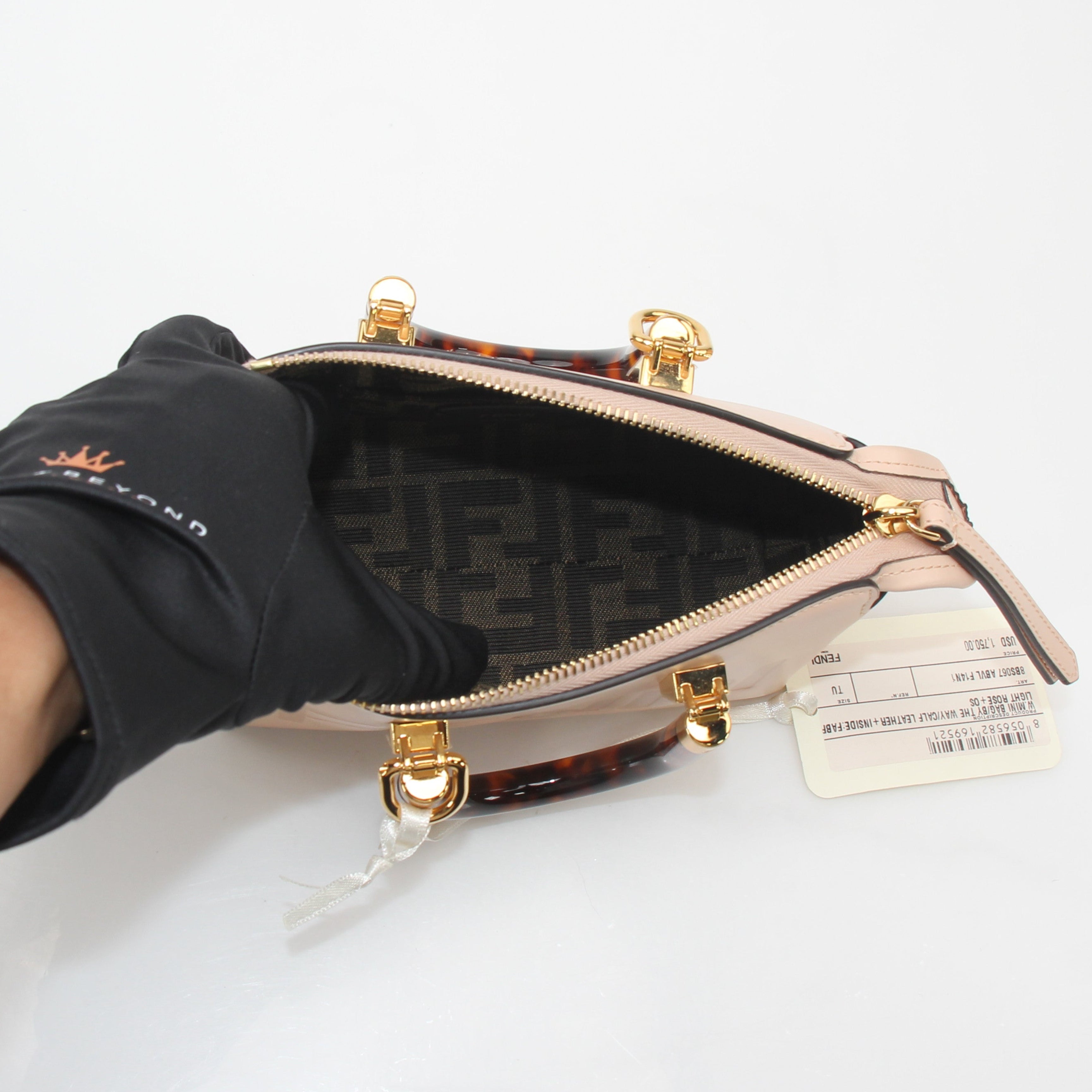 Fendi Light Rose By The Way Mini Boston Bag