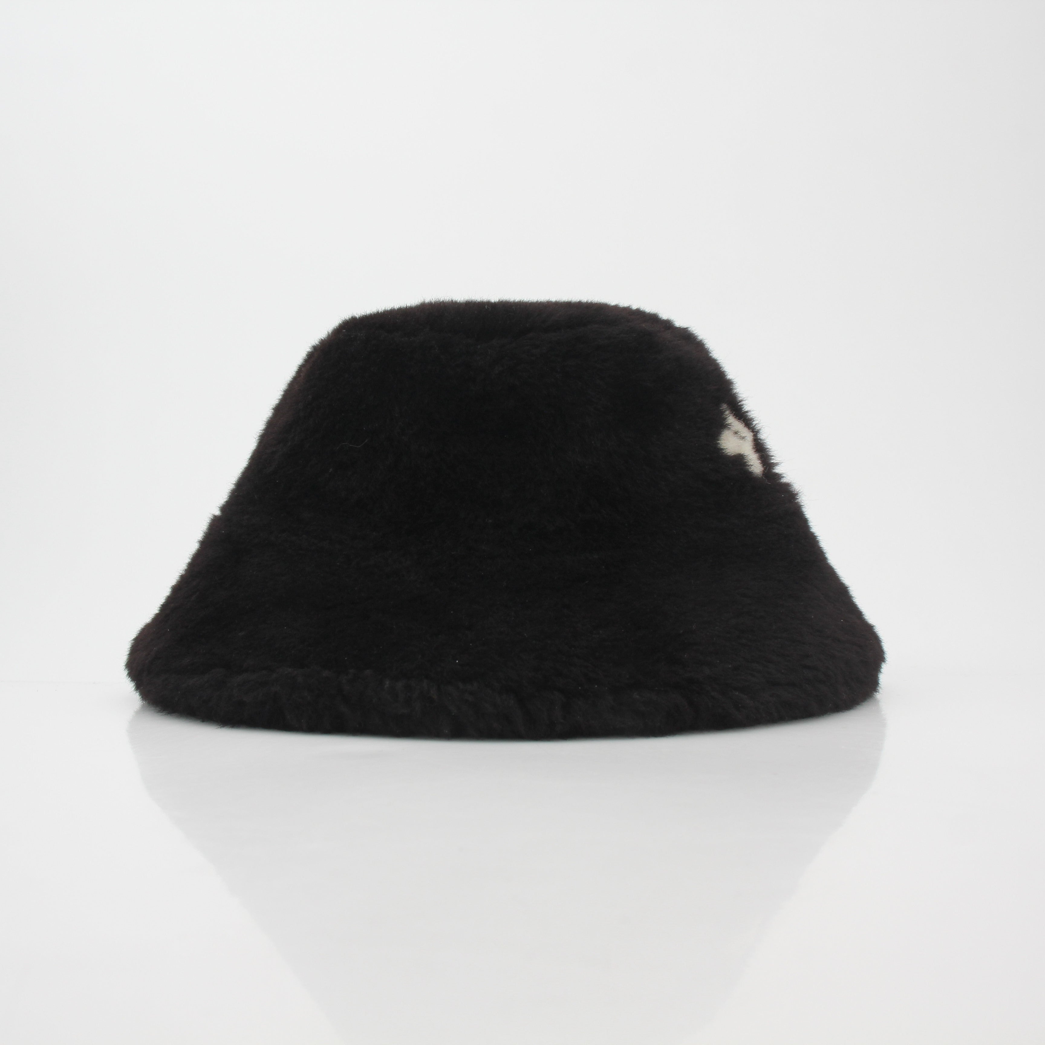 Louis Vuitton Chocolate LV Cloud Shearling Bucket Hat