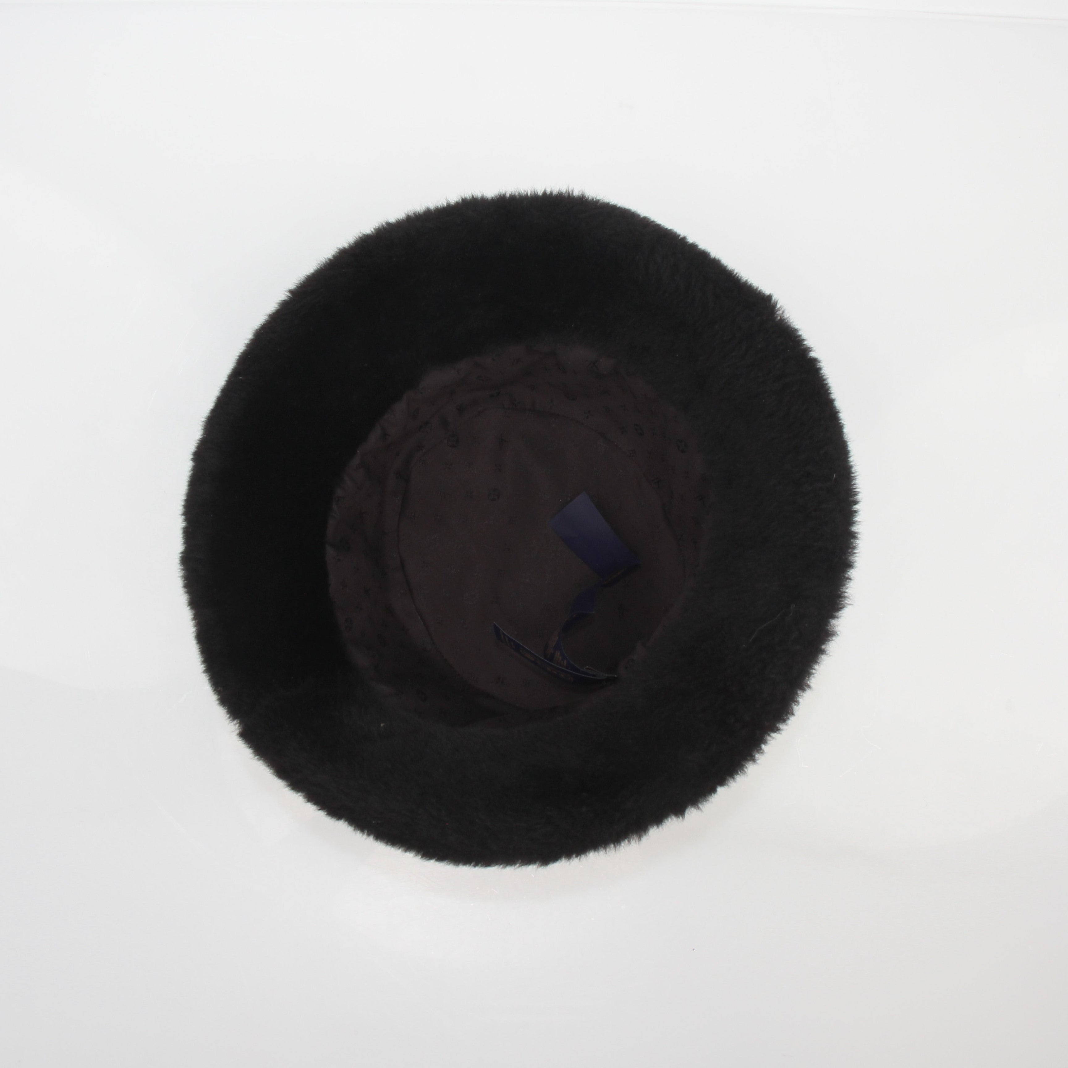 Louis Vuitton Chocolate LV Cloud Shearling Bucket Hat