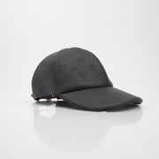 Louis Vuitton Black Monogram Shadow Leather Cap