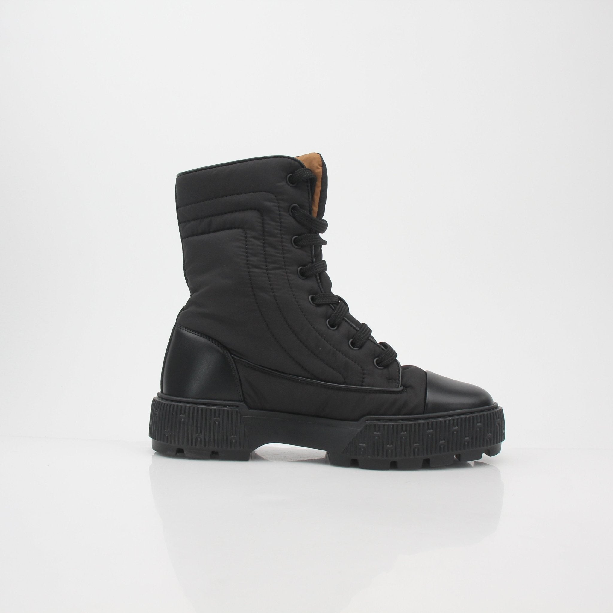 Hermès Black Fresh Lace-Up Ankle Boots