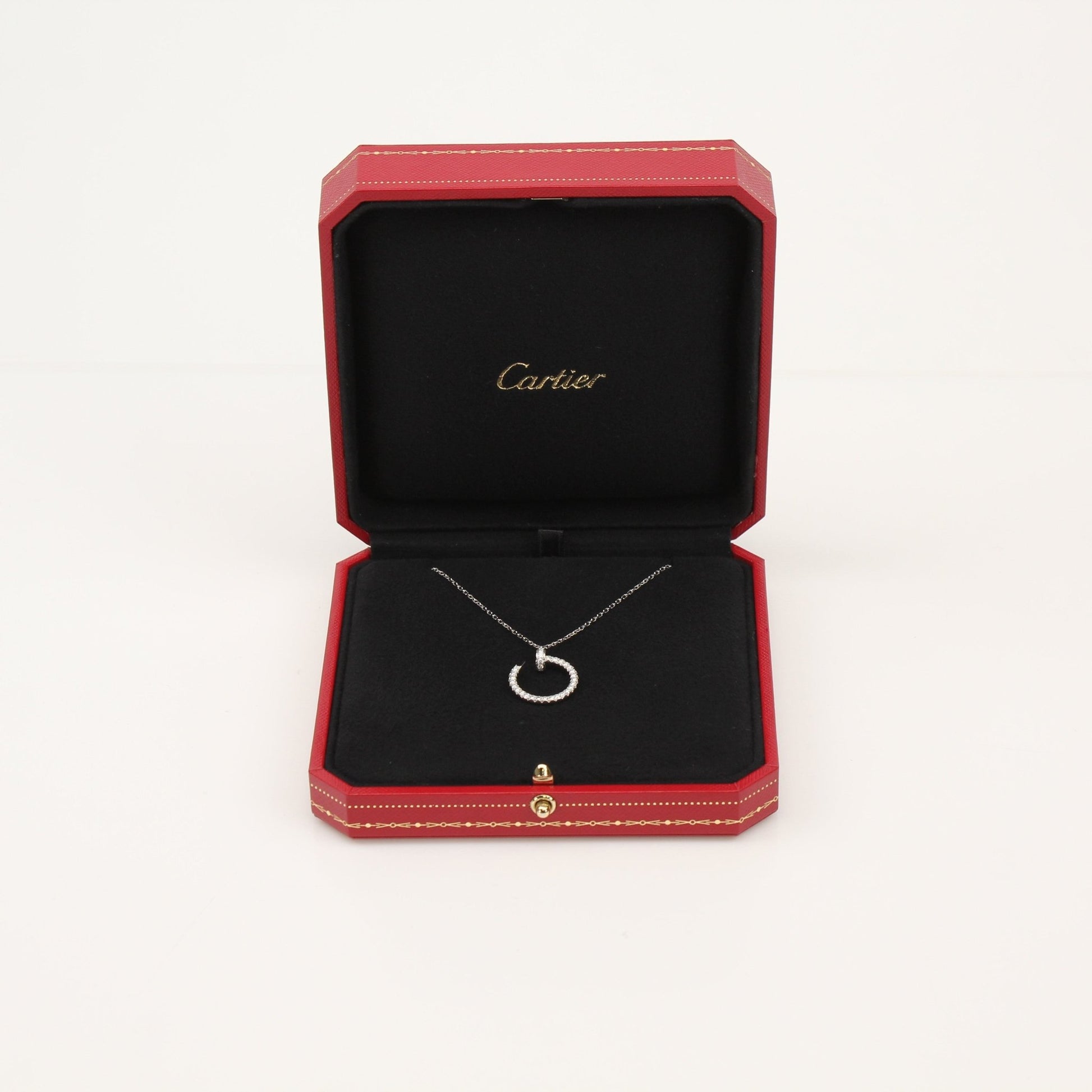 Cartier Juste un Clou 18-inch gold necklace with sleek nail-inspired design from Gold & Beyond jewelry collection.