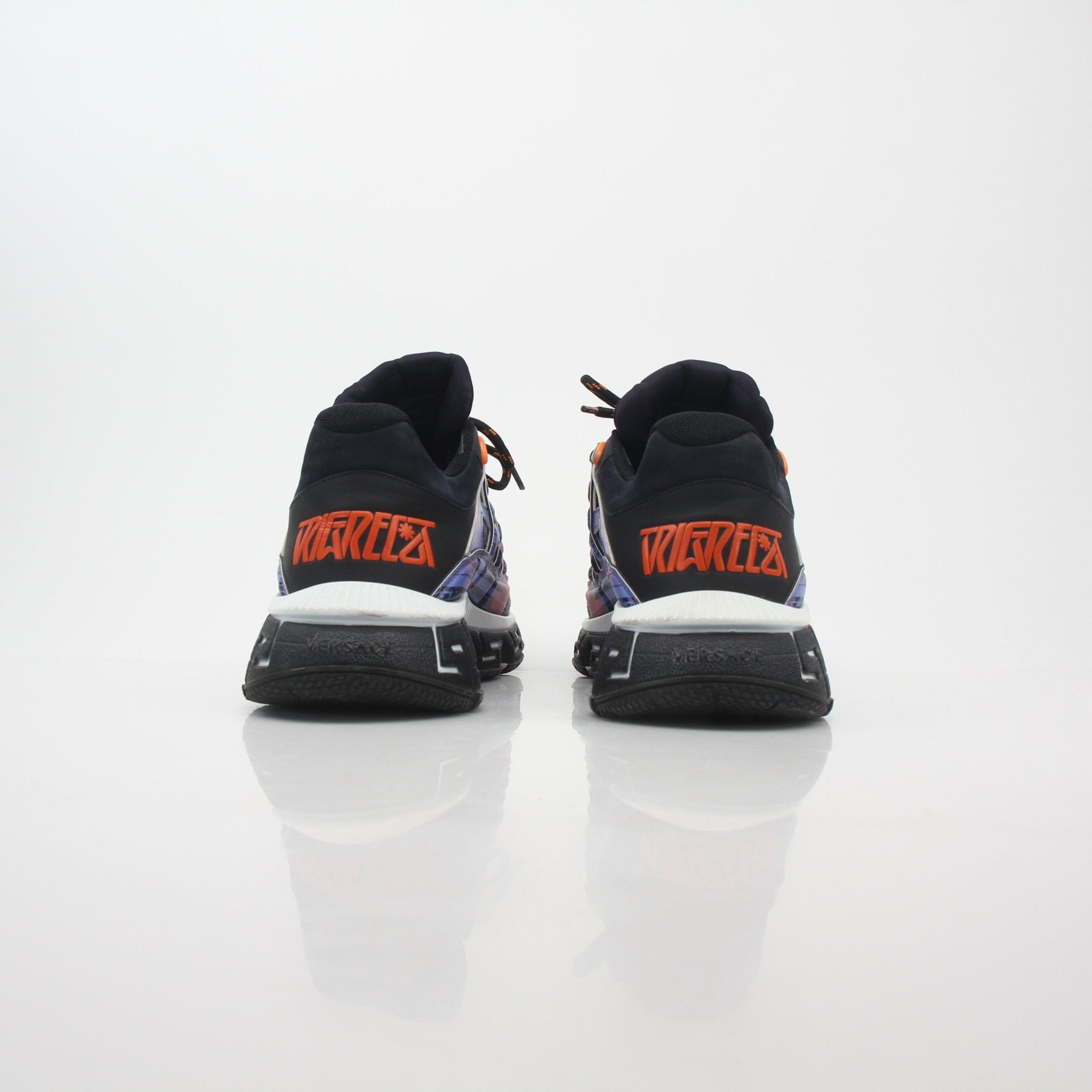 Versace Trigreca multicolor sneakers from Gold & Beyond, stylish shoes with vibrant design and sporty look.