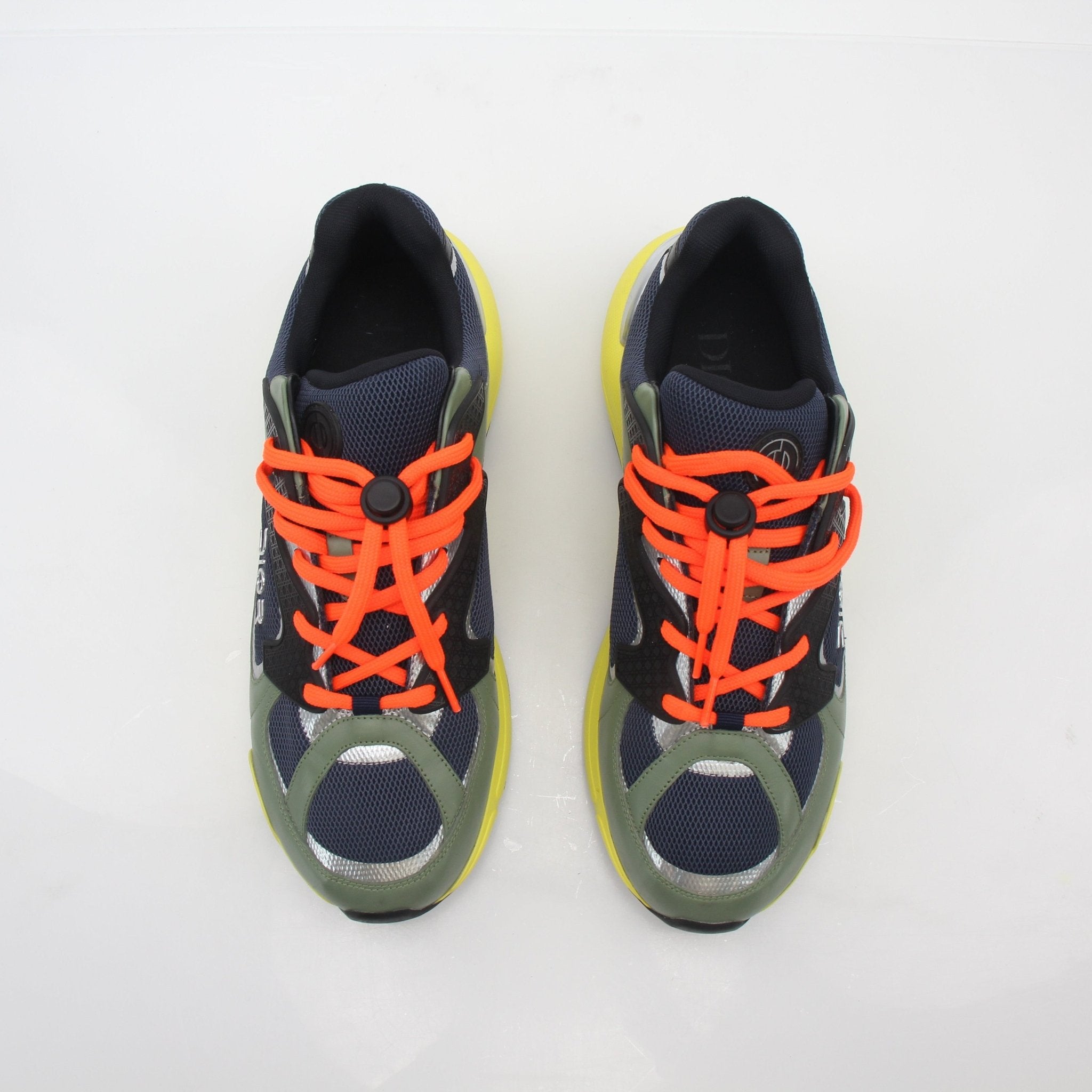 Christian Dior B24 Sotayama multicolor low-top sneakers by Gold & Beyond, featuring vibrant design and sporty shoe details.