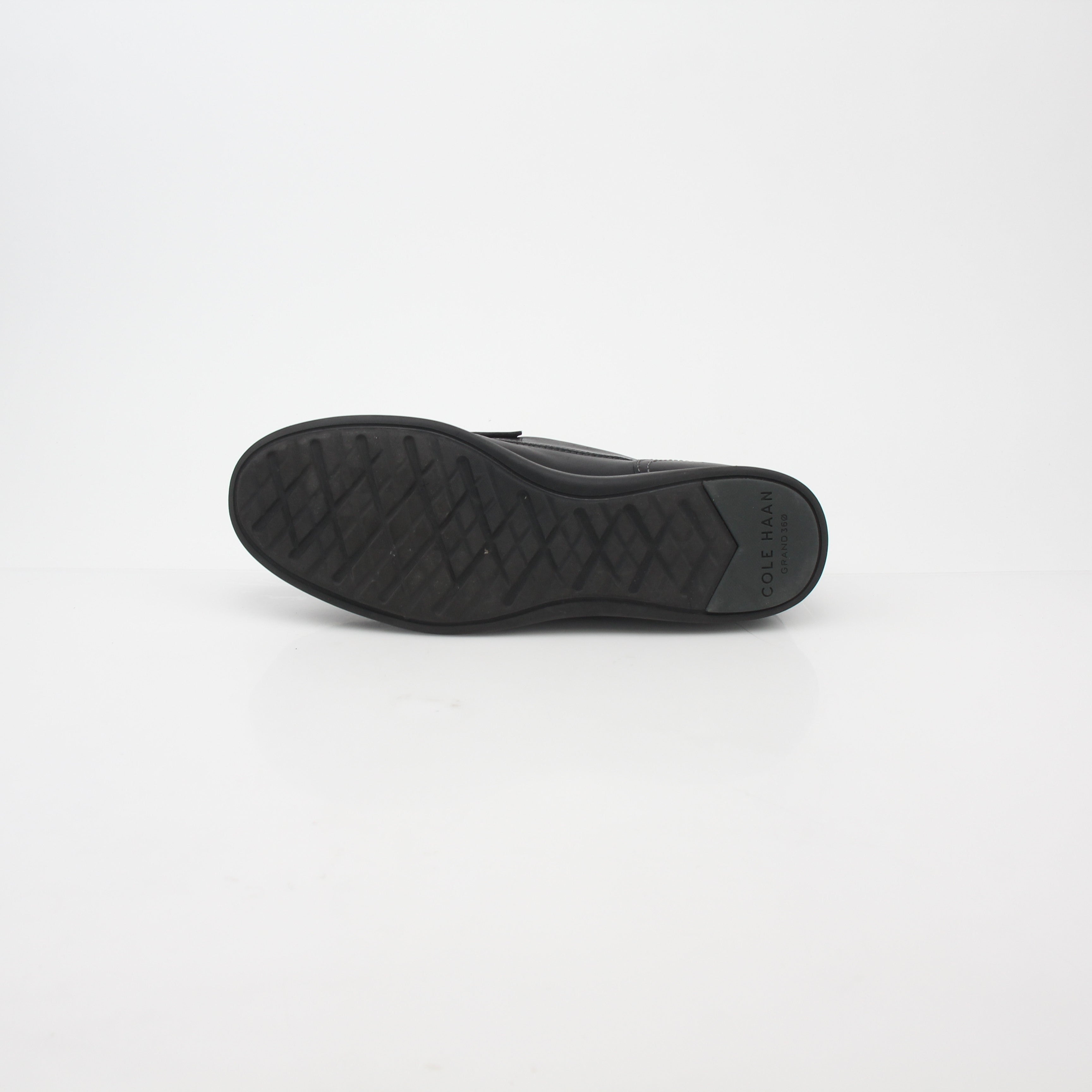 Cole Haan Grand Atlantic Black Leather Penny Loafers