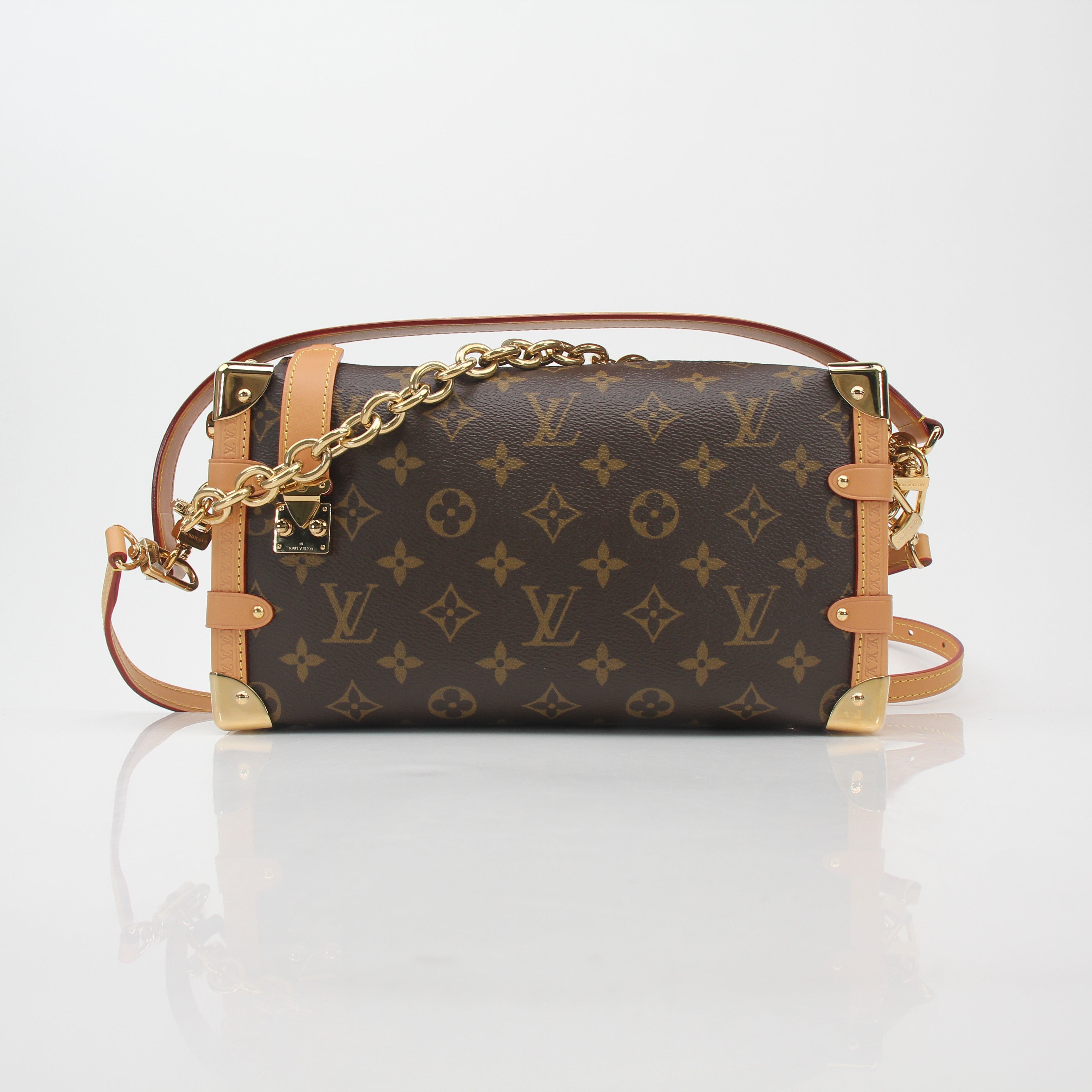 Louis Vuitton Monogram Side Trunk MM Crossbody Bag