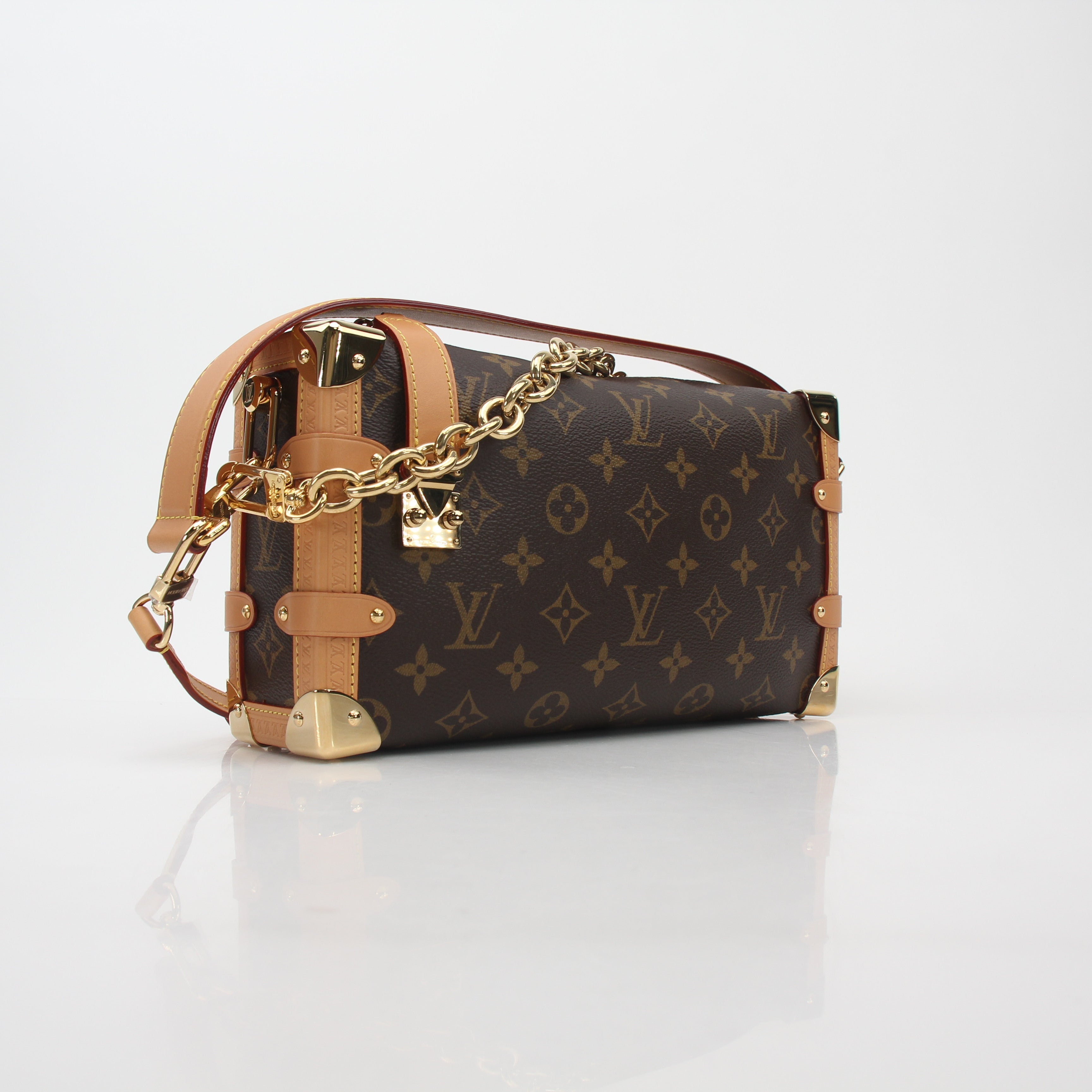 Louis Vuitton Monogram Side Trunk MM Crossbody Bag