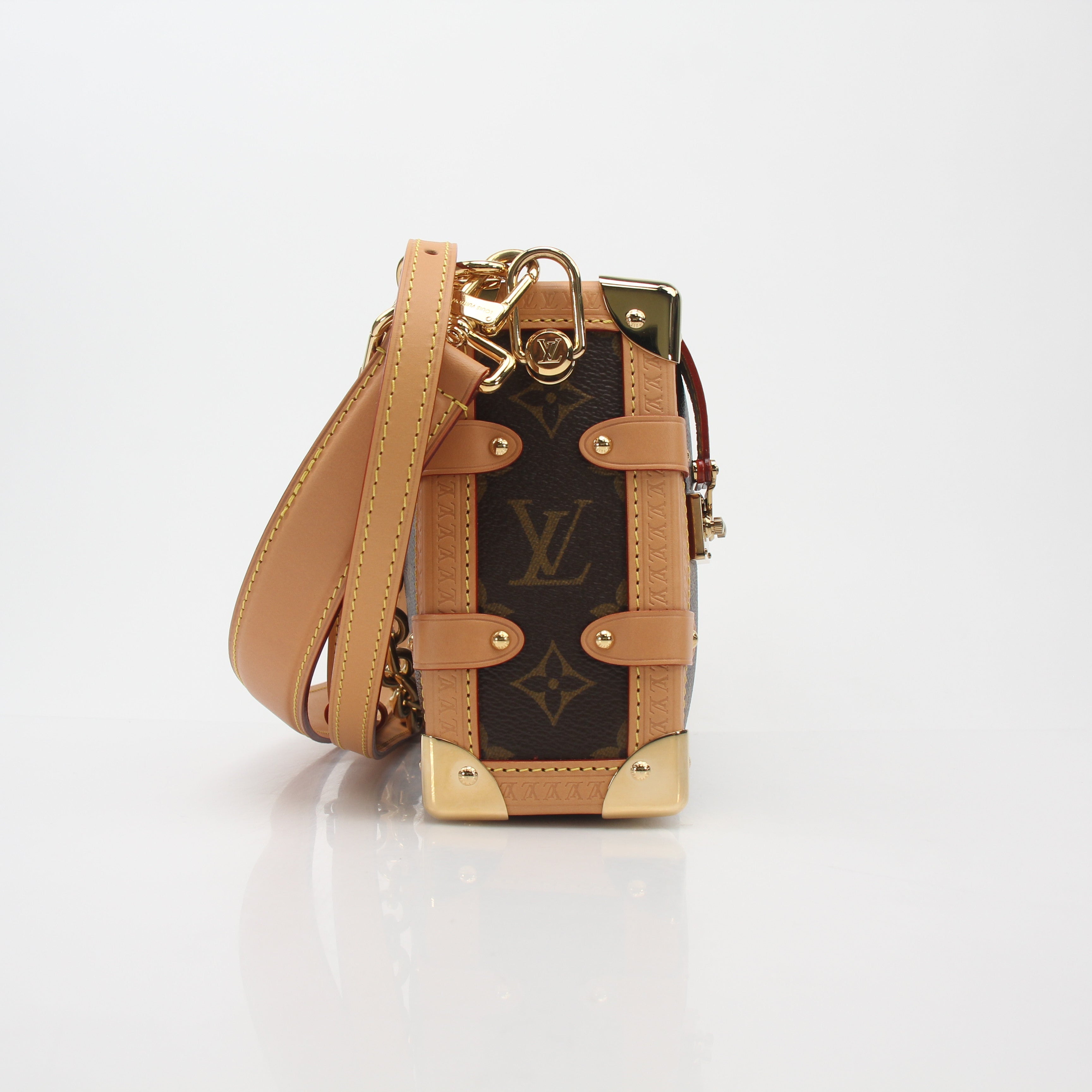 Louis Vuitton Monogram Side Trunk MM Crossbody Bag