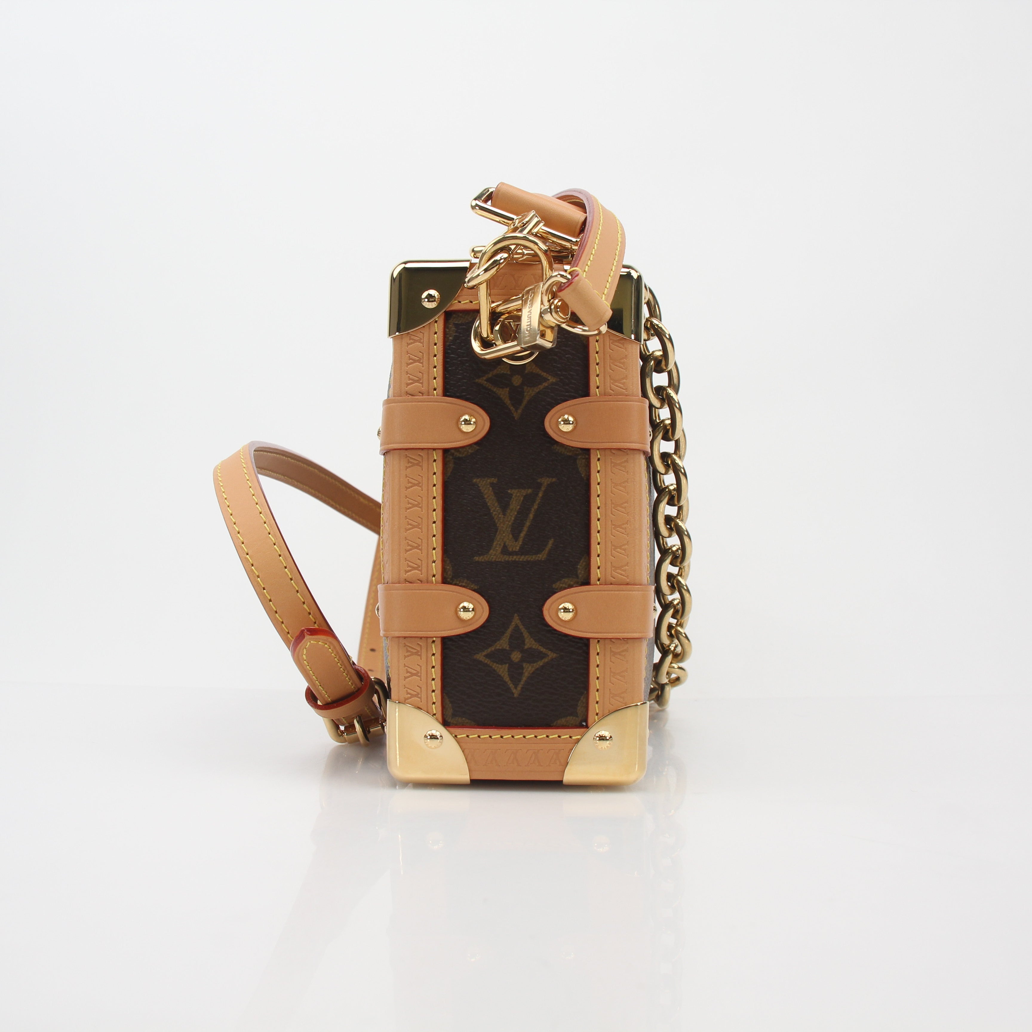 Louis Vuitton Monogram Side Trunk MM Crossbody Bag