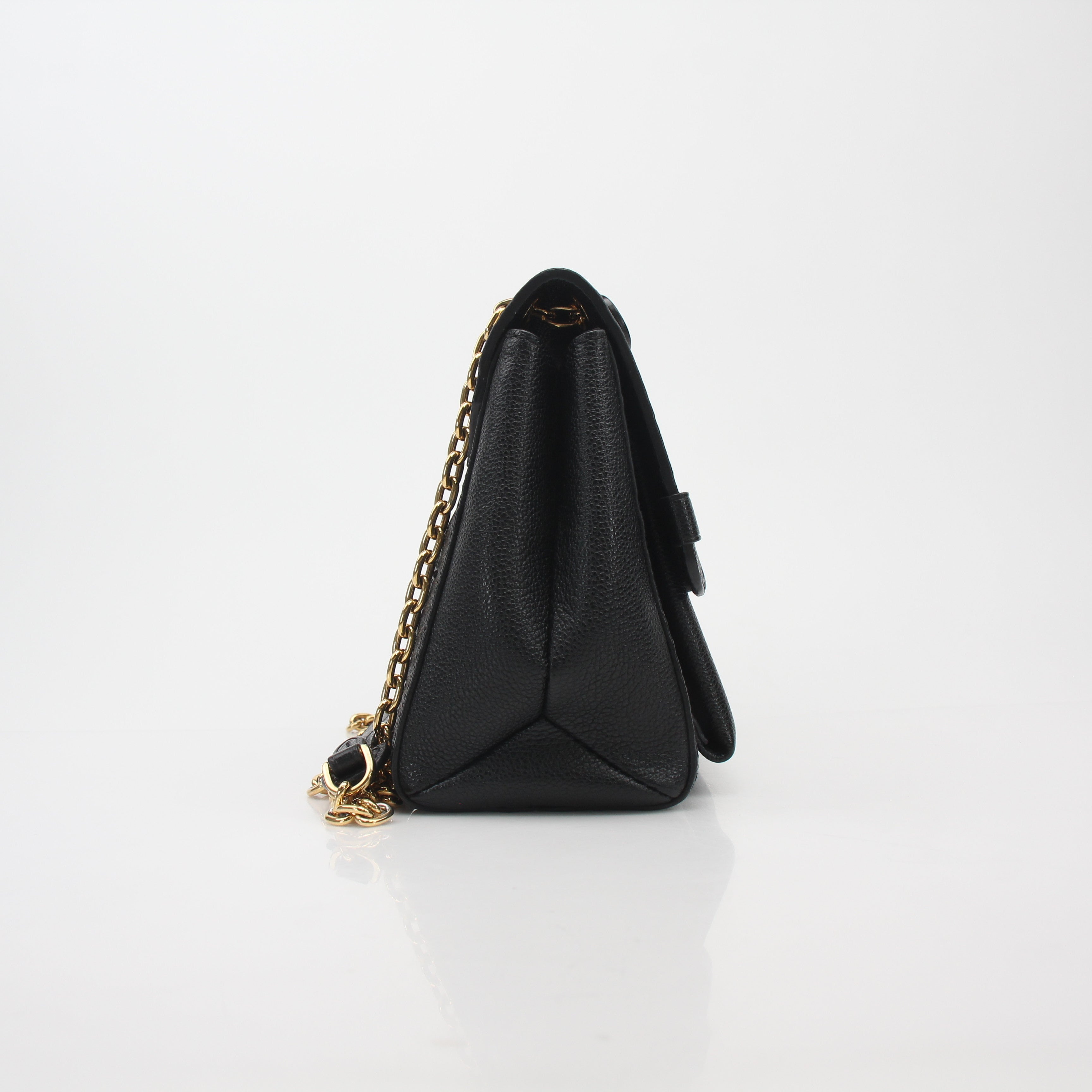 Louis Vuitton Black Monogram Empreinte Vavin MM Shoulder Bag