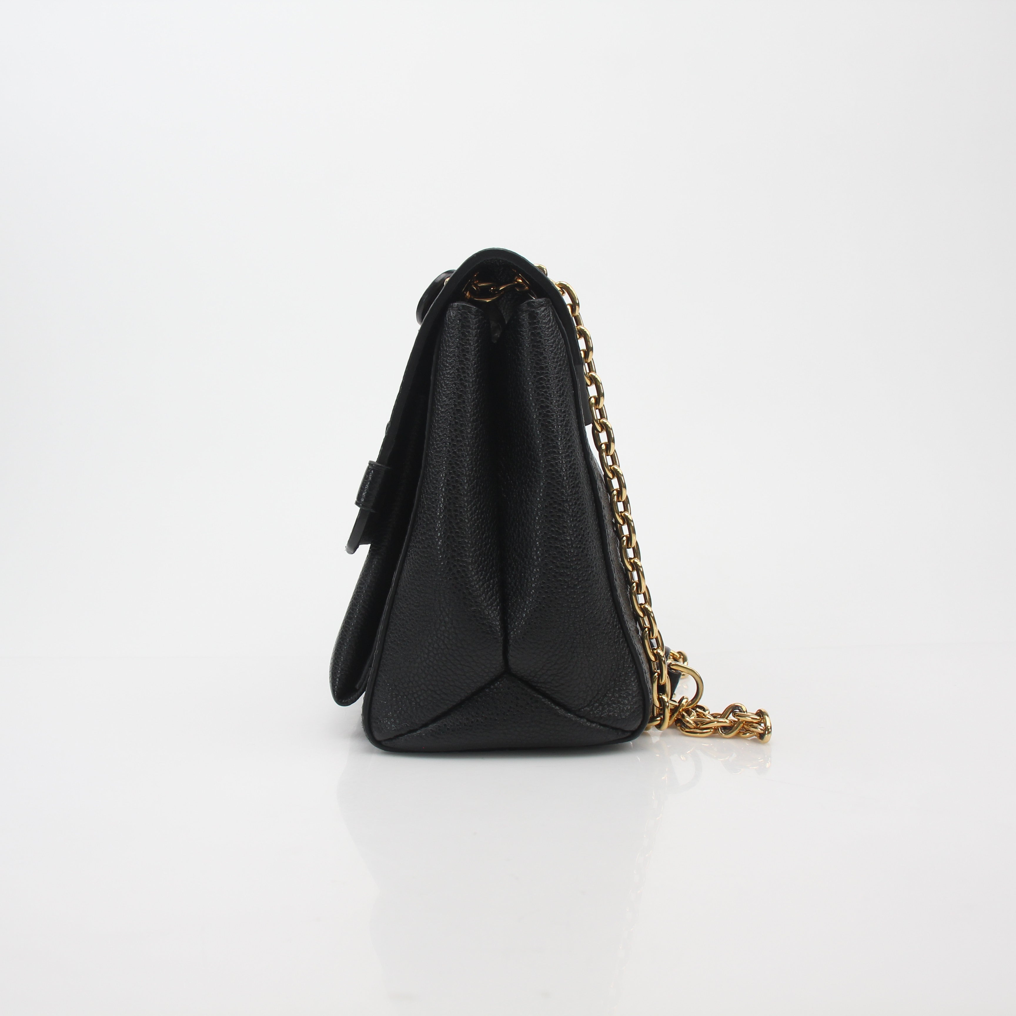 Louis Vuitton Black Monogram Empreinte Vavin MM Shoulder Bag