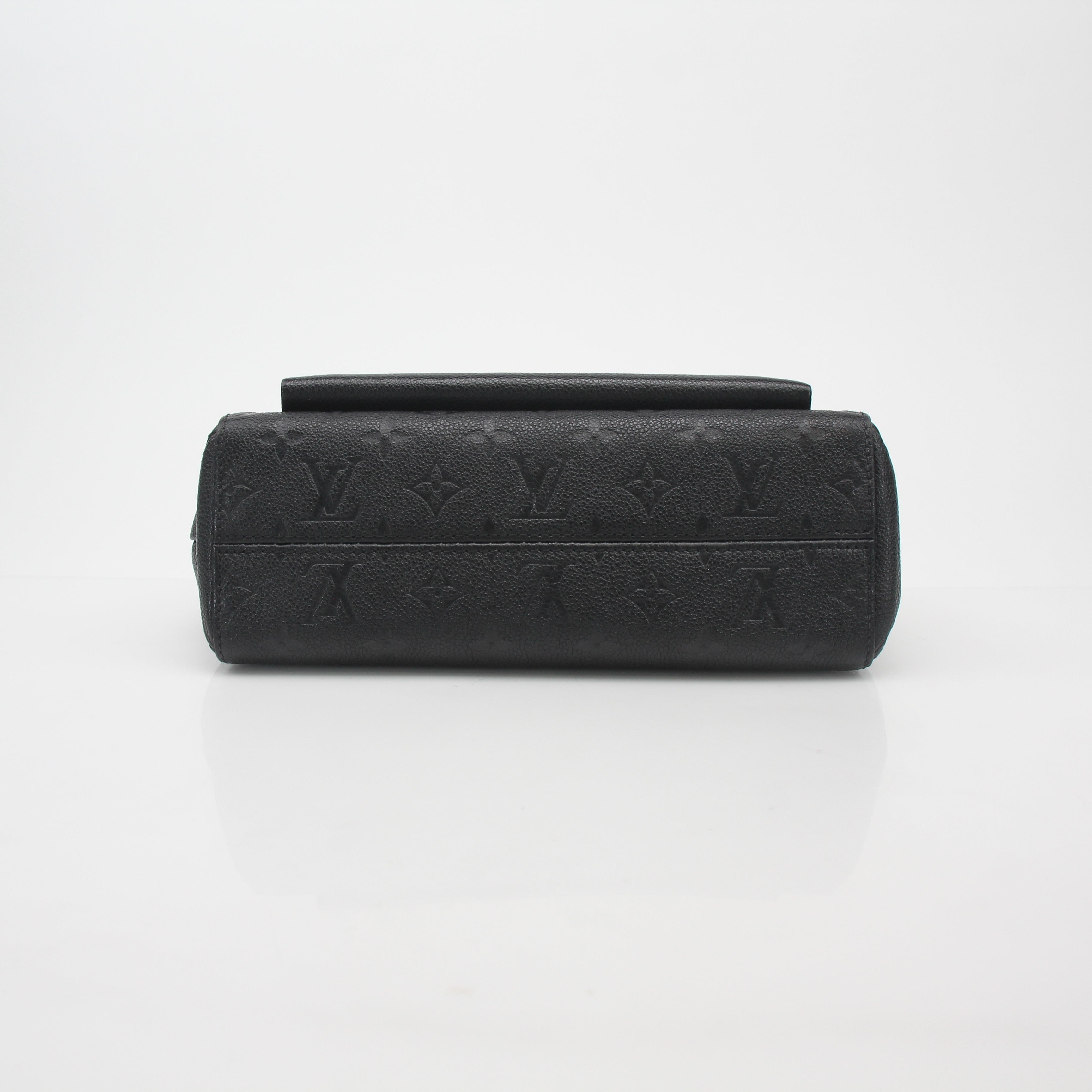 Louis Vuitton Black Monogram Empreinte Vavin MM Shoulder Bag