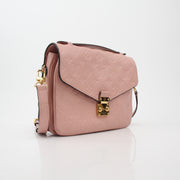 Louis Vuitton Rose Poudre Monogram Empreinte Pochette Métis Shoulder Bag
