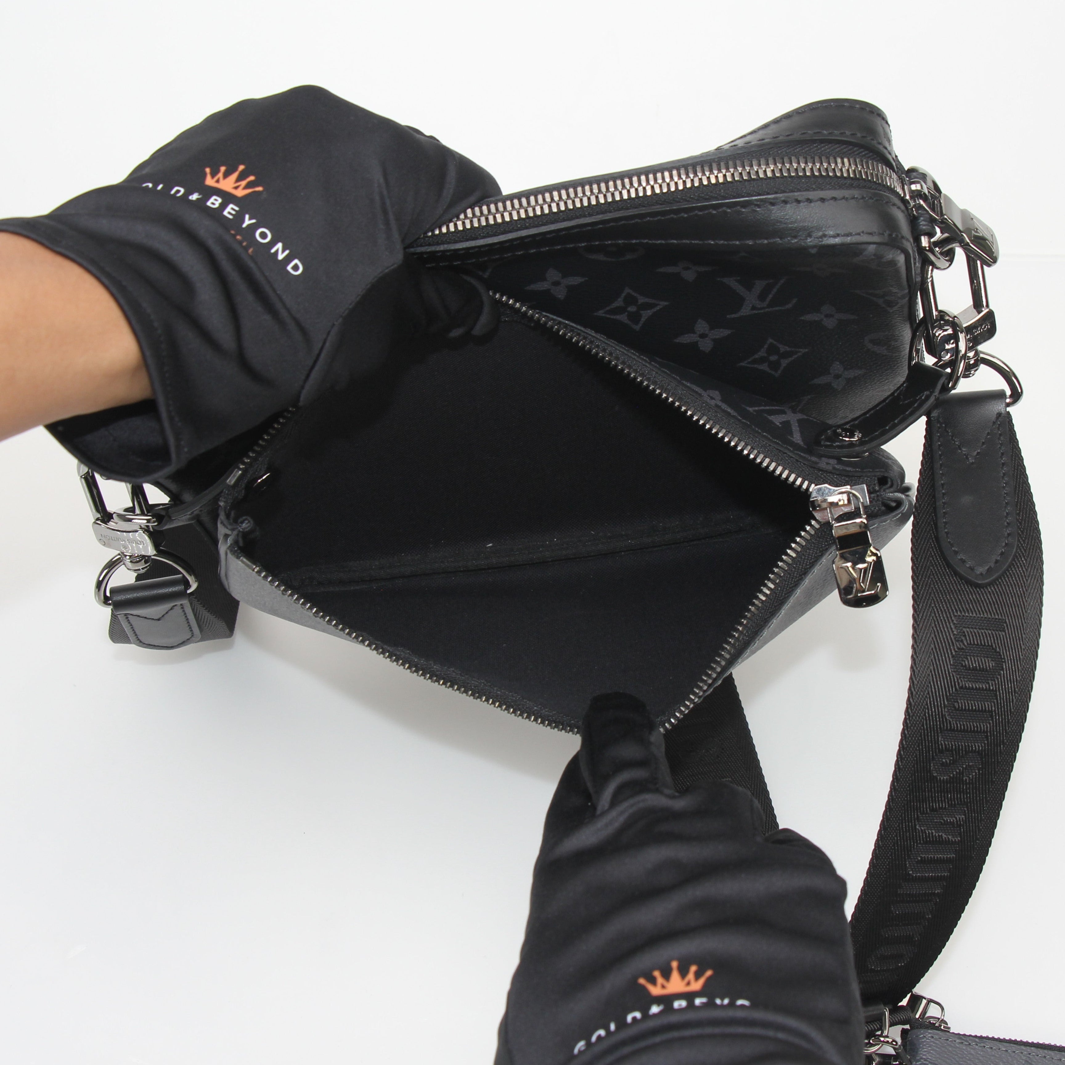 Louis Vuitton Monogram Eclipse Trio Messenger Bag