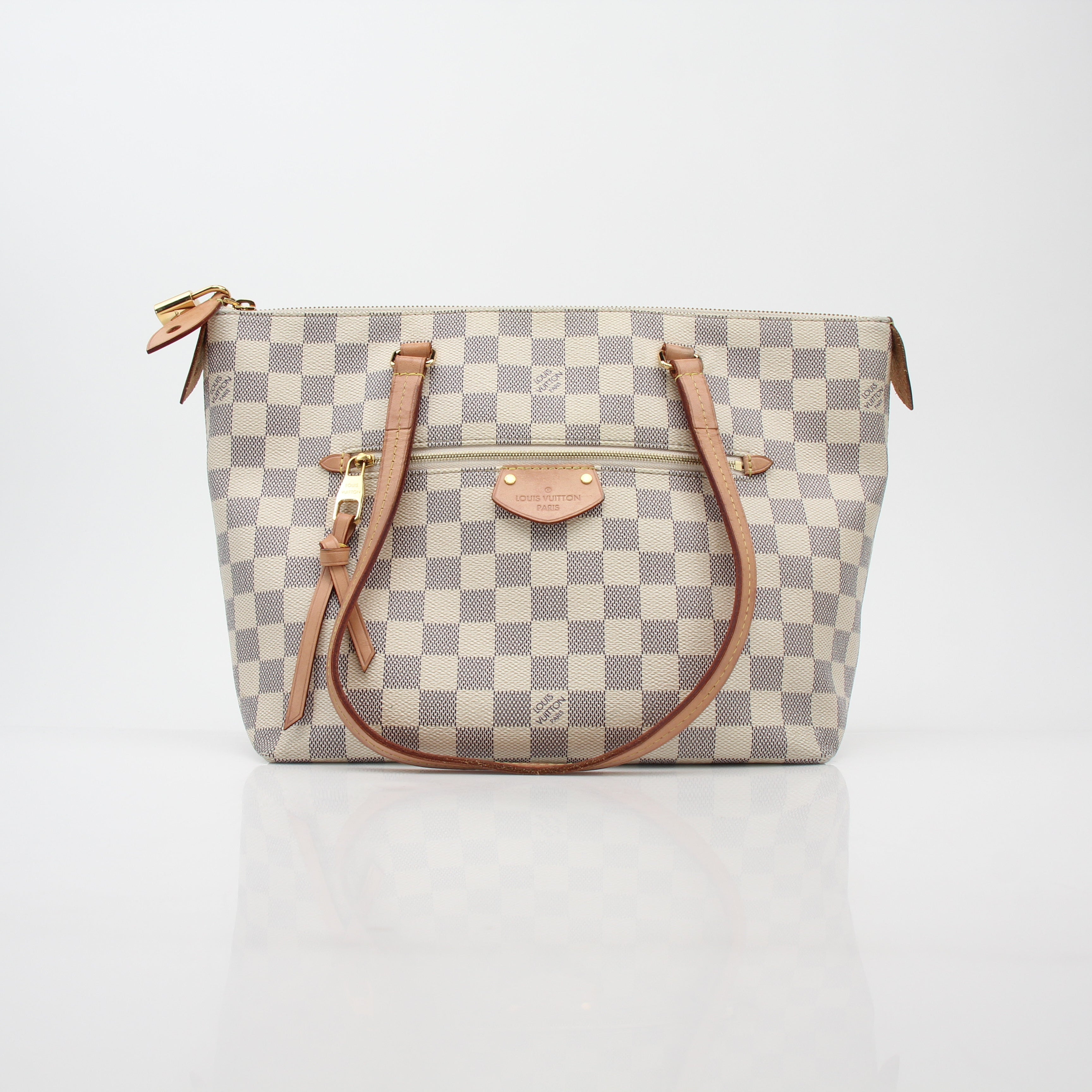 Louis Vuitton Damier Azur Lena MM Tote Bag