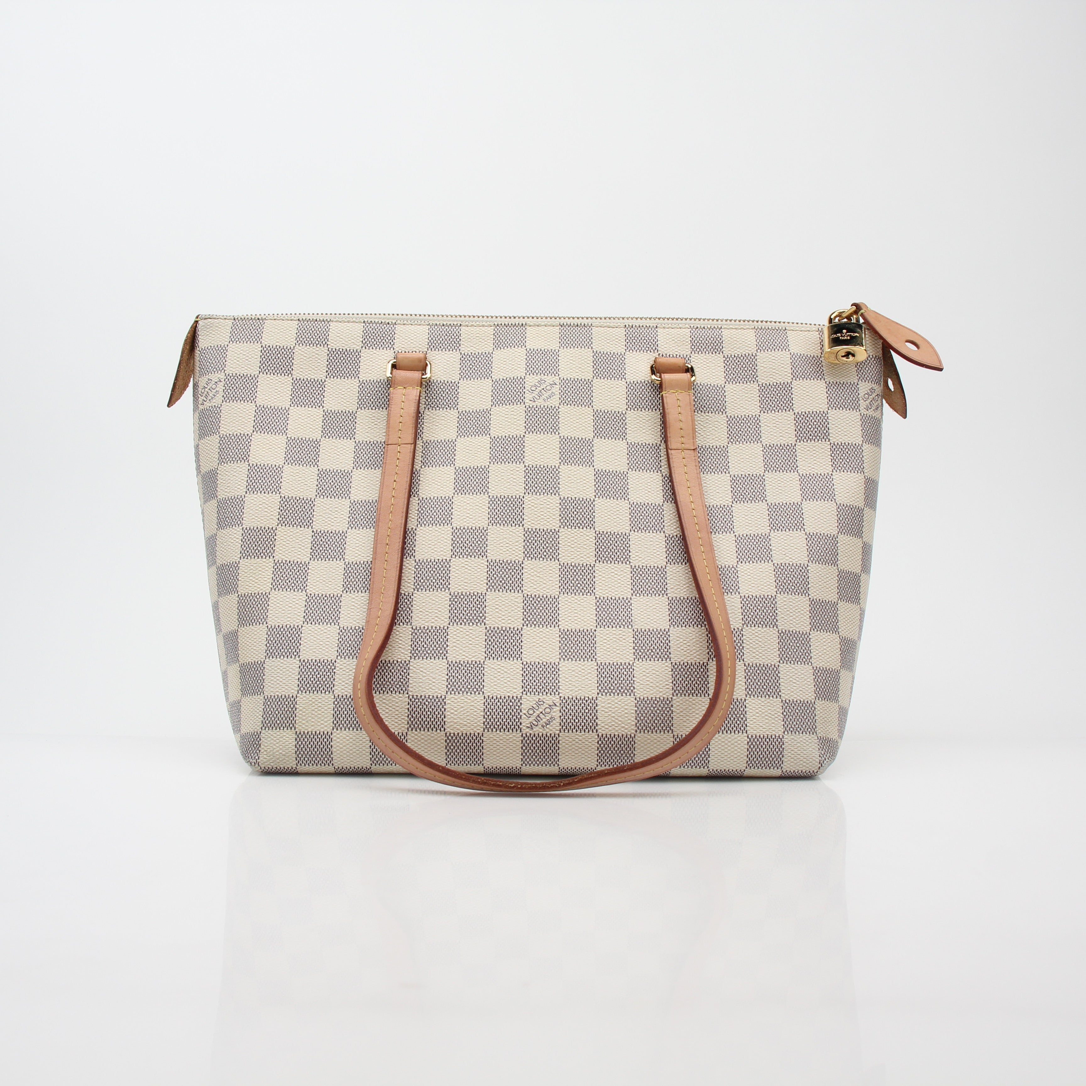 Louis Vuitton Damier Azur Lena MM Tote Bag