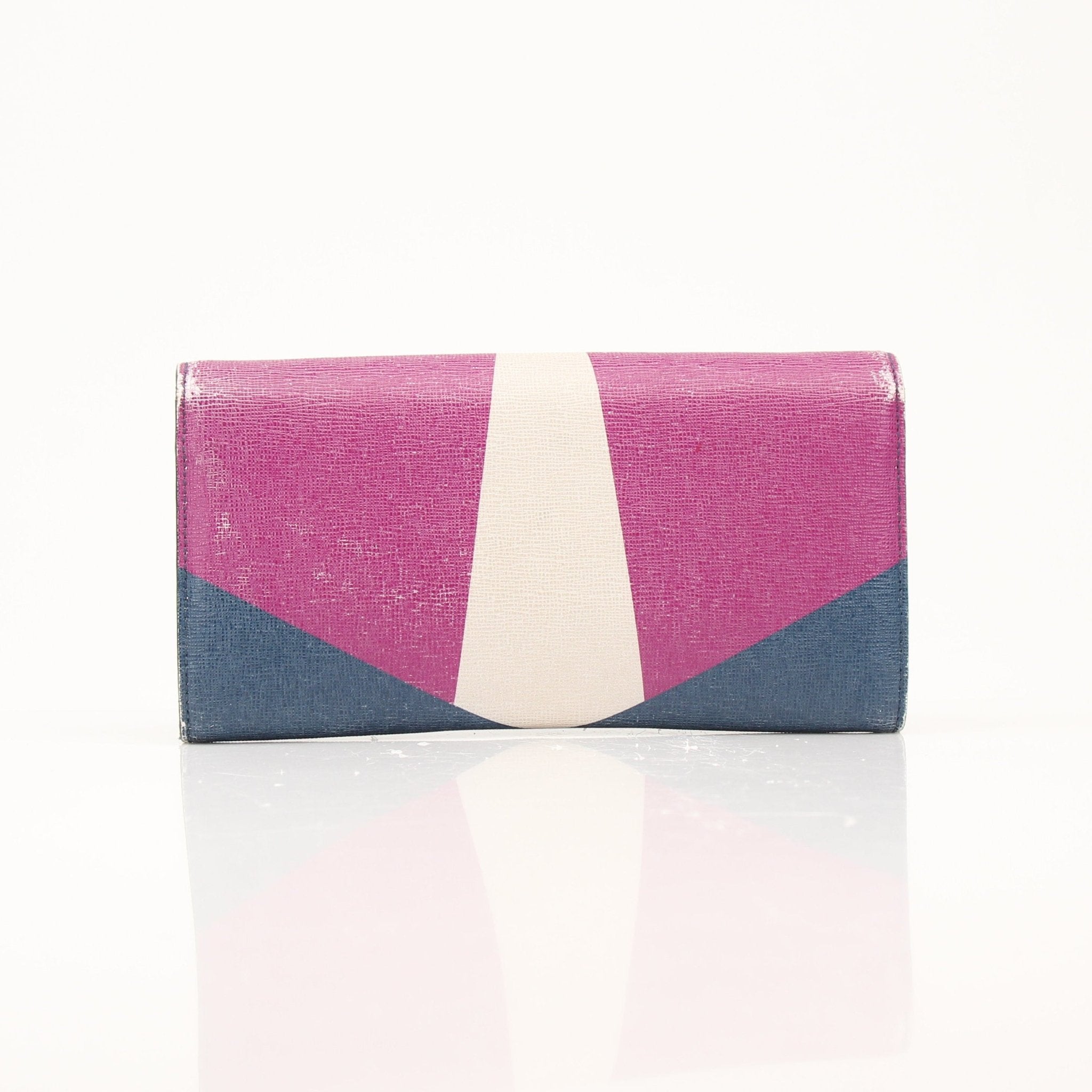 Fendi Monster Continental Wallet by Gold & Beyond featuring a distinctive monster design and multiple card slots.
