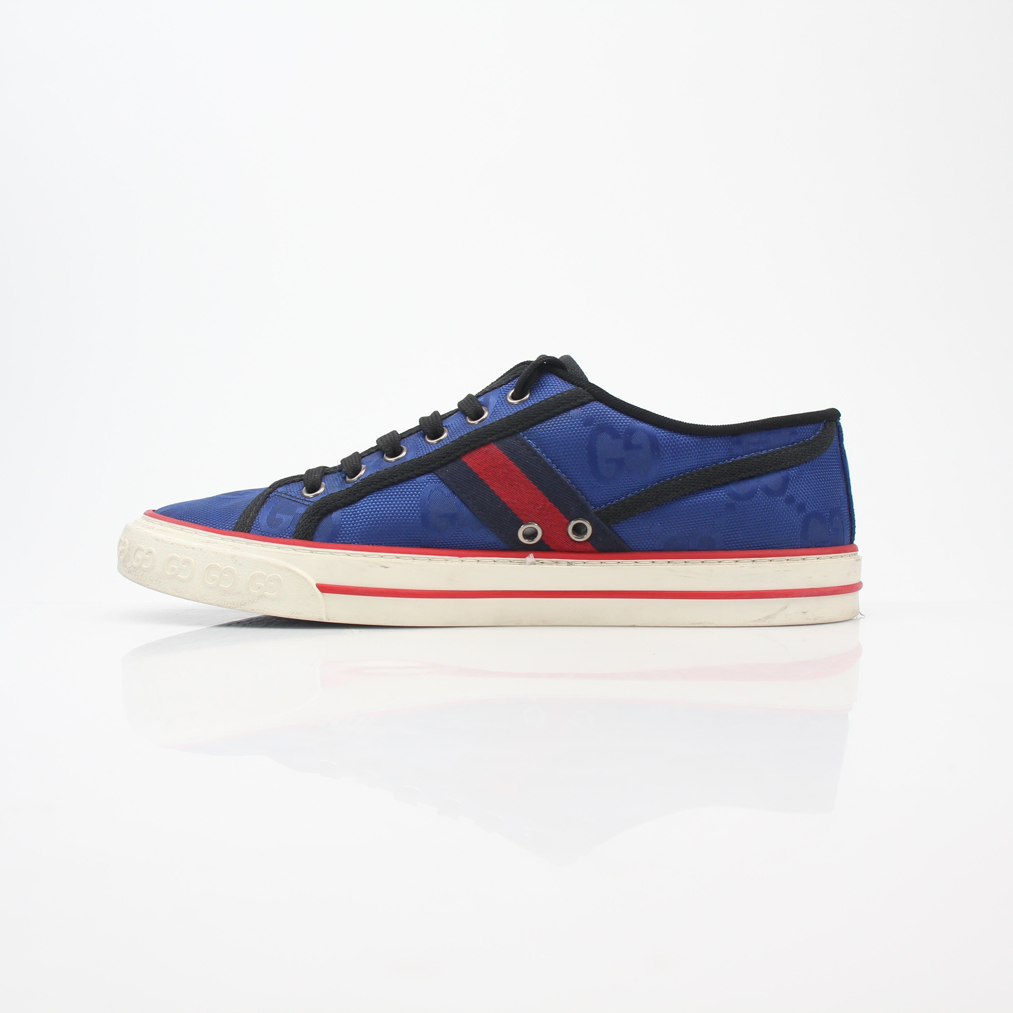 Gucci Blue Off The Grid Tennis 1977 Low-Top Sneakers