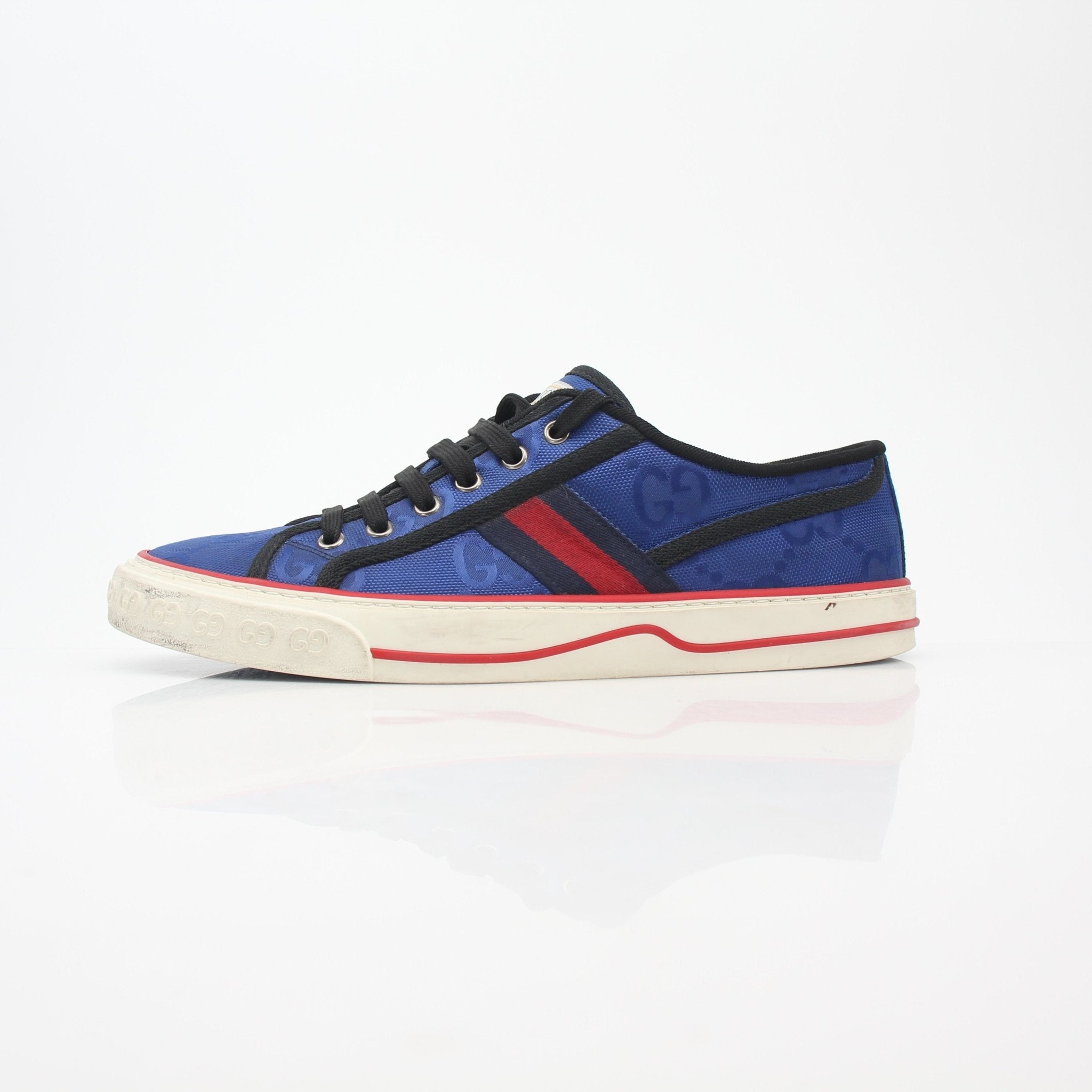 Gucci Blue Off The Grid Tennis 1977 Low-Top Sneakers