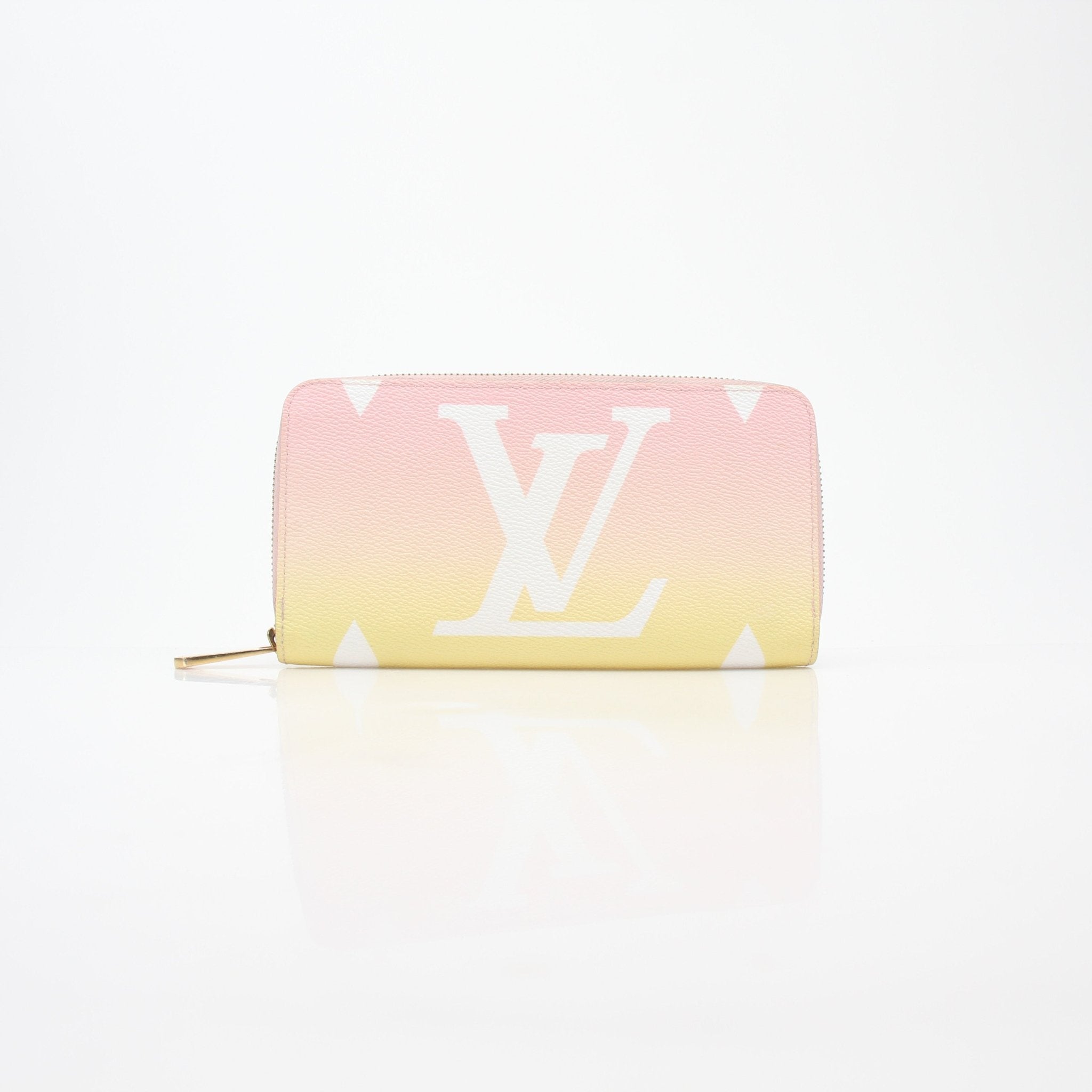 Louis Vuitton By the Pool Pink and Yellow Zippy Wallet