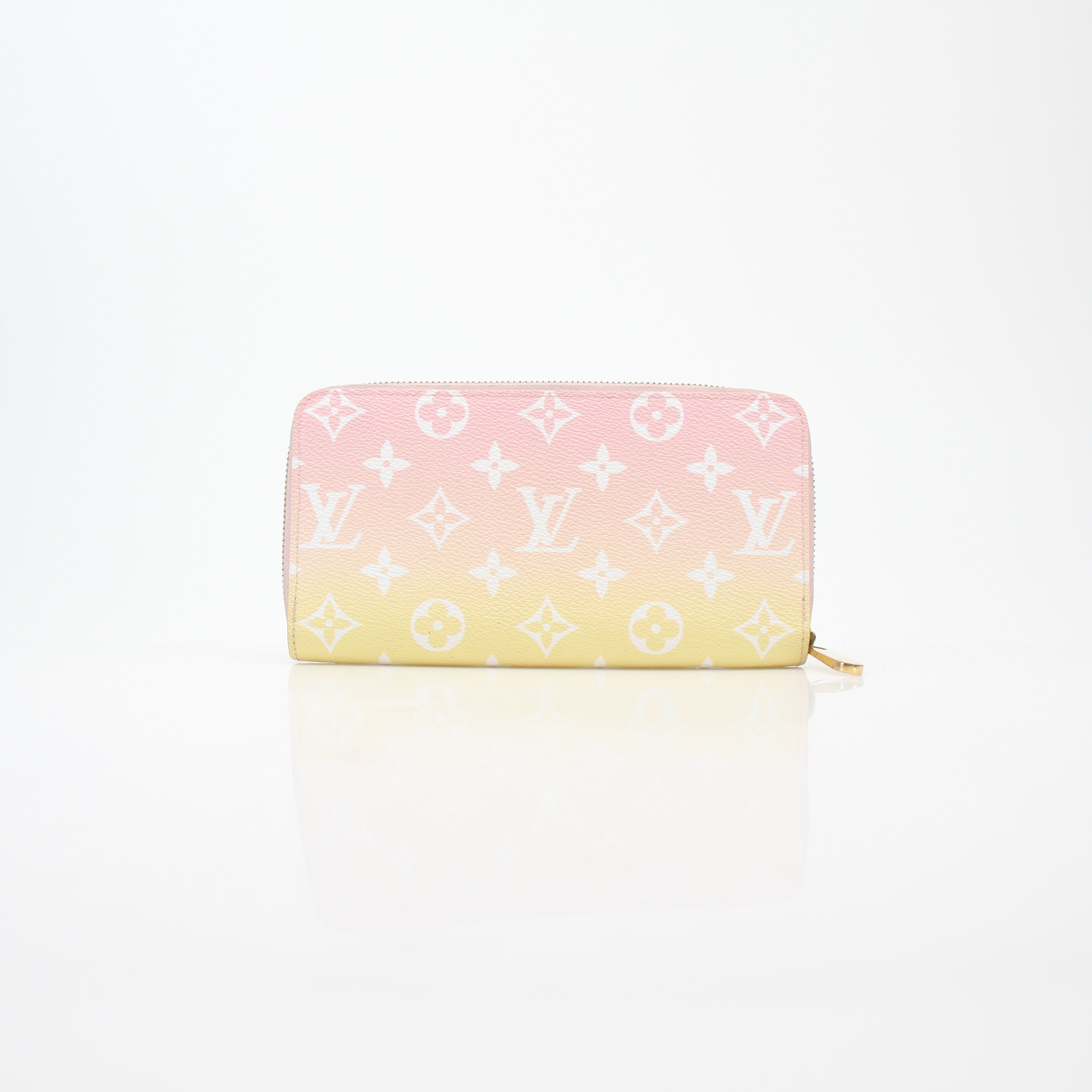 Louis Vuitton By the Pool Pink and Yellow Zippy Wallet
