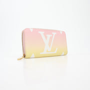 Louis Vuitton By the Pool Pink and Yellow Zippy Wallet